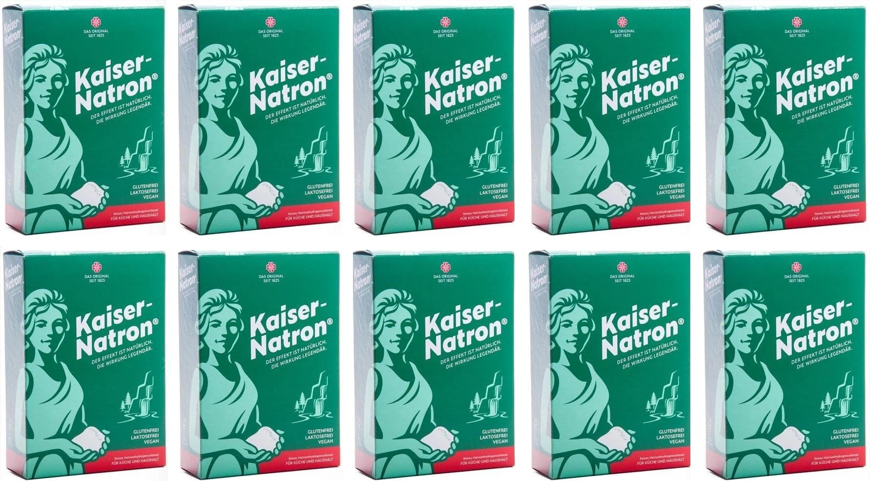 HOLSTE Kaiser Natron - Economy Pack 10 x 250 g 250 g (Pack of 10)