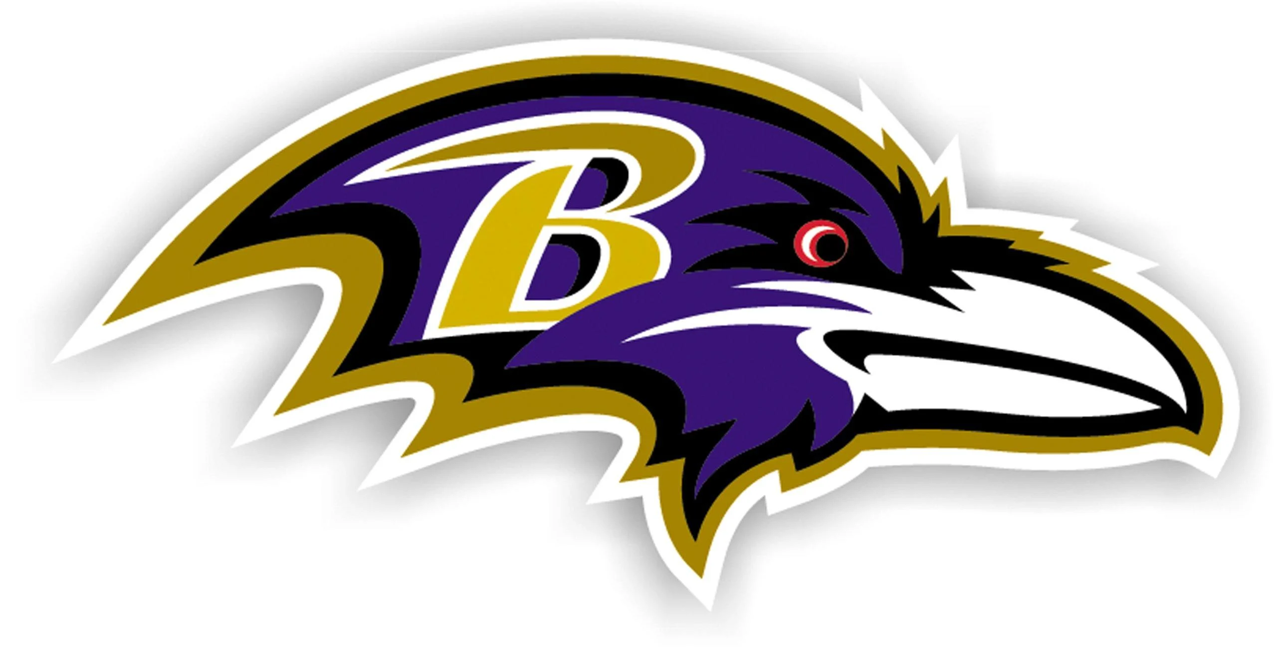 Fremont Die NFL Unisex-Adult 12-Inch Vinyl Logo Magnet Baltimore Ravens One Size Team Colors