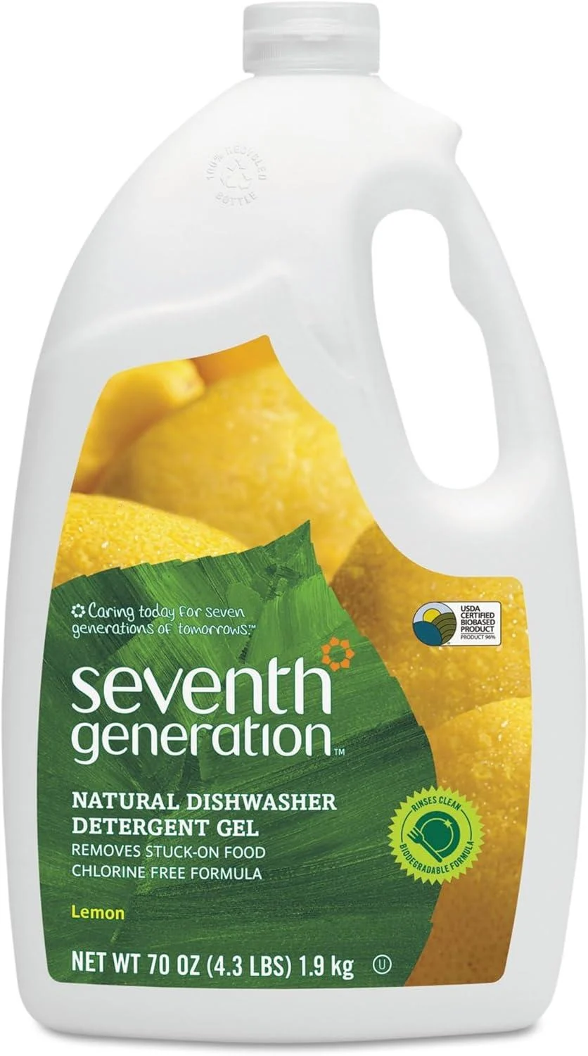 Seventh Generation Lemon Auto Dishwasher Gel, 70 OZ 70 Ounce (Pack of 1) Lemon - Generic