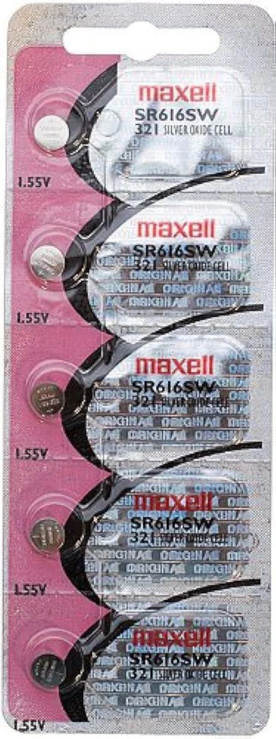 Maxell Battery Energizer #321 Pack of 5 - Eurotool
