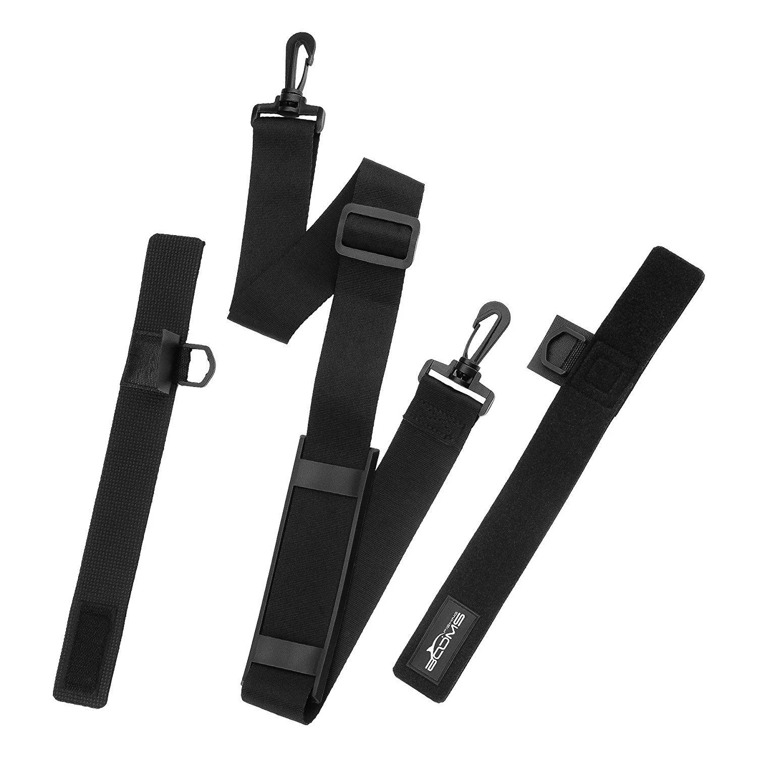 Booms Fishing RS4 Rod Carry Strap Sling Shoulder Belt, Black