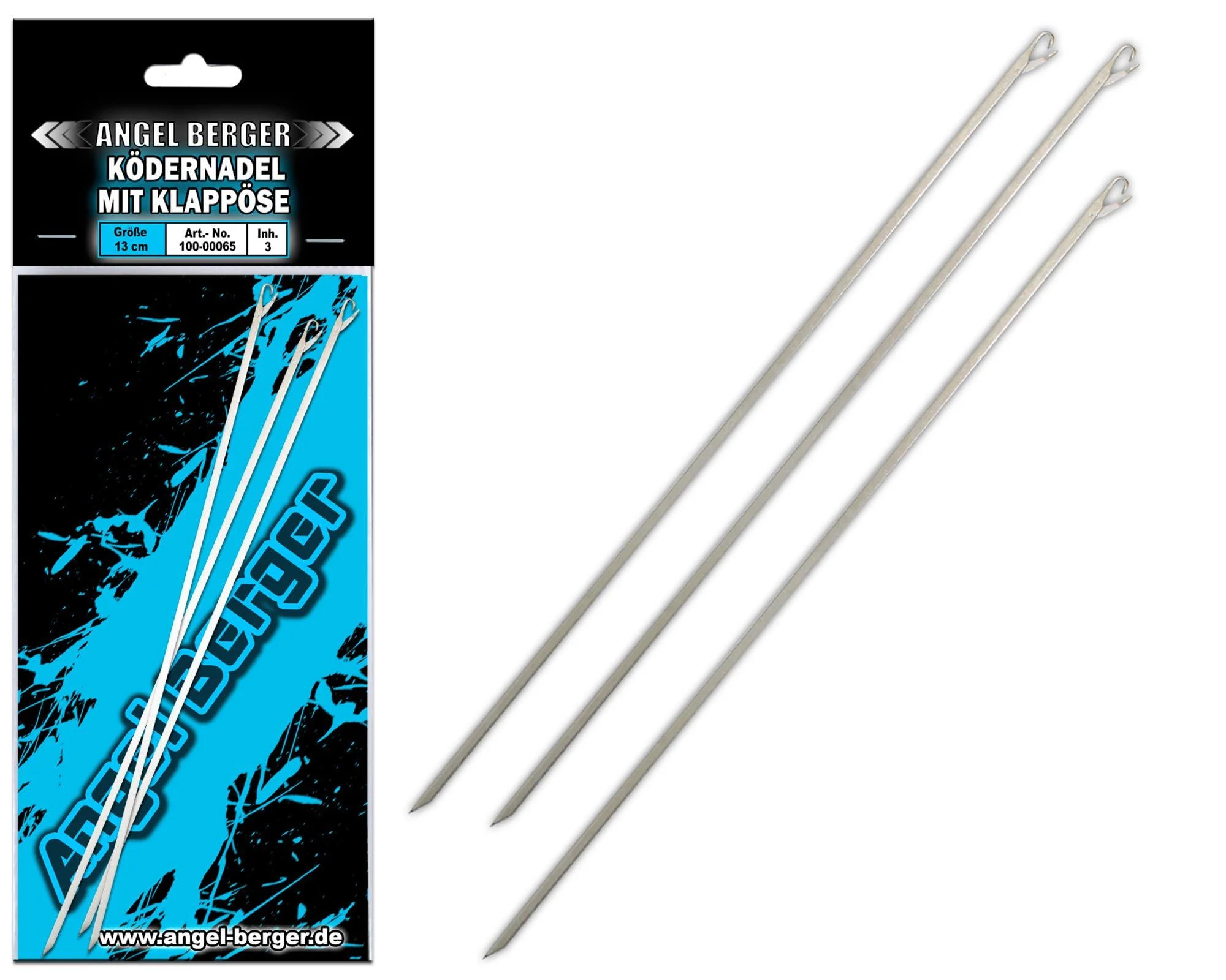 Angel-Berger bait needle with folding eyelet 3 pieces Baiting Needle Bait Needle Tool Fishing