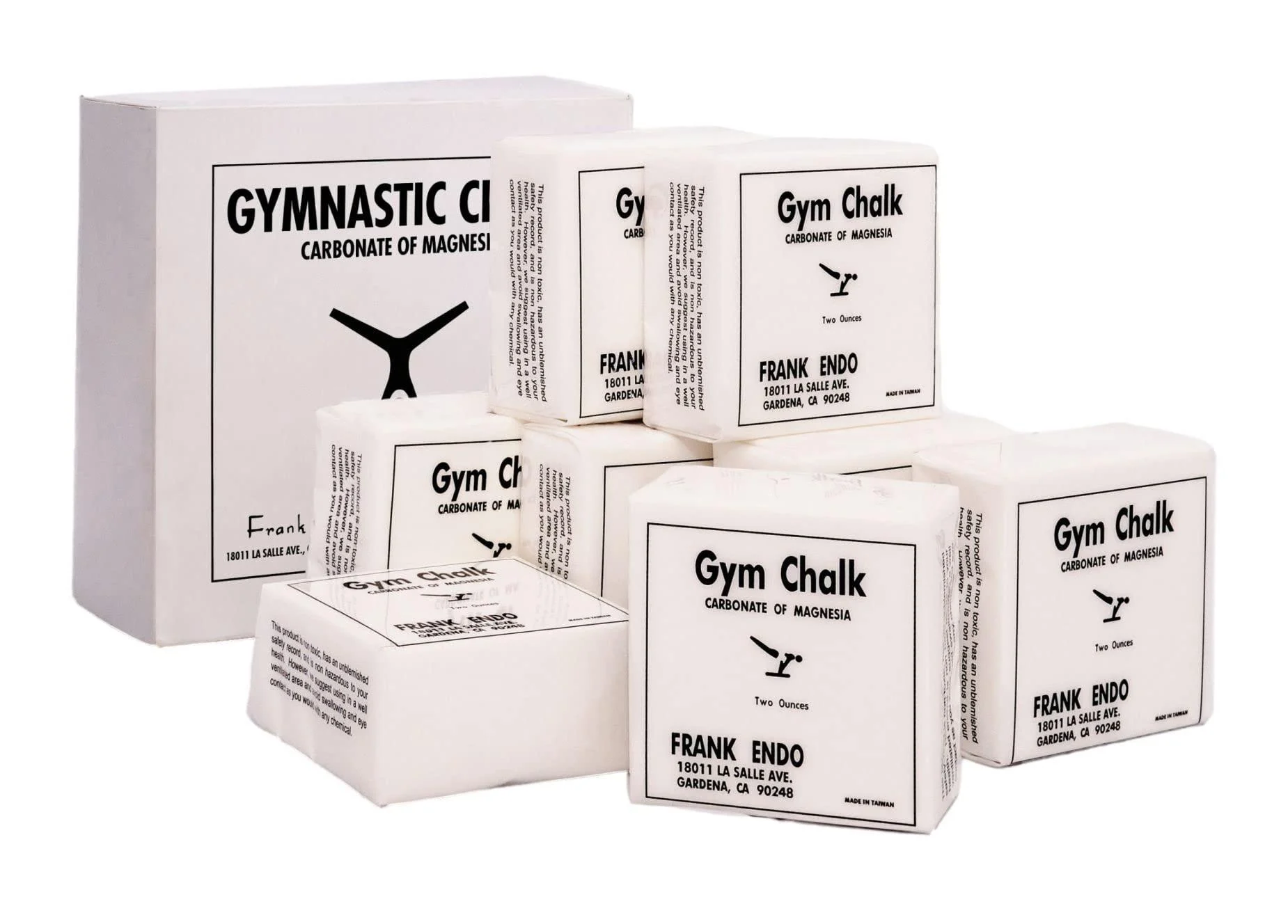 Frank Endo Block Gym Chalk 2oz X 8