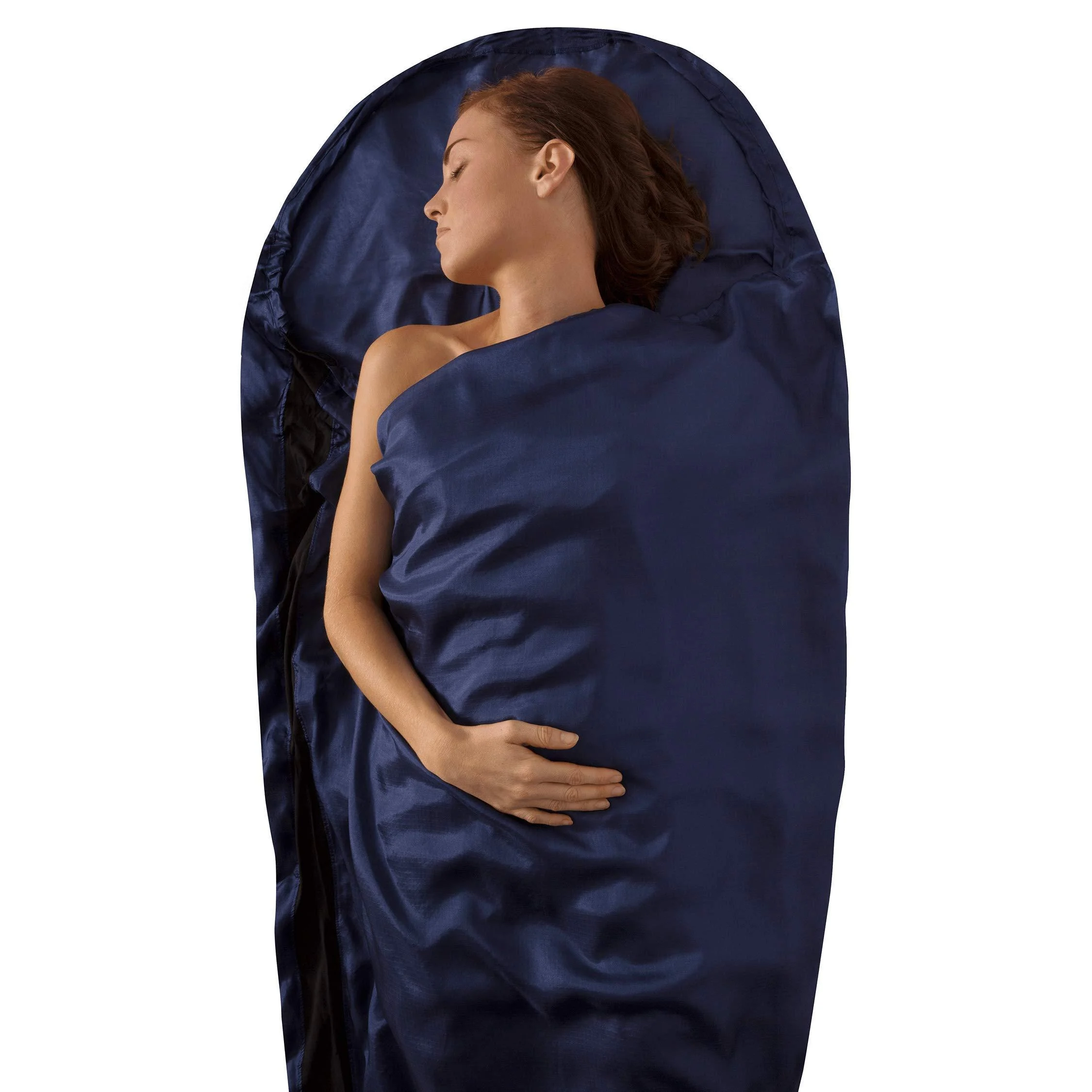 Sea to Summit Premium Silk Sleeping Bag Liner Mummy W/Hood (82x37 Inches)