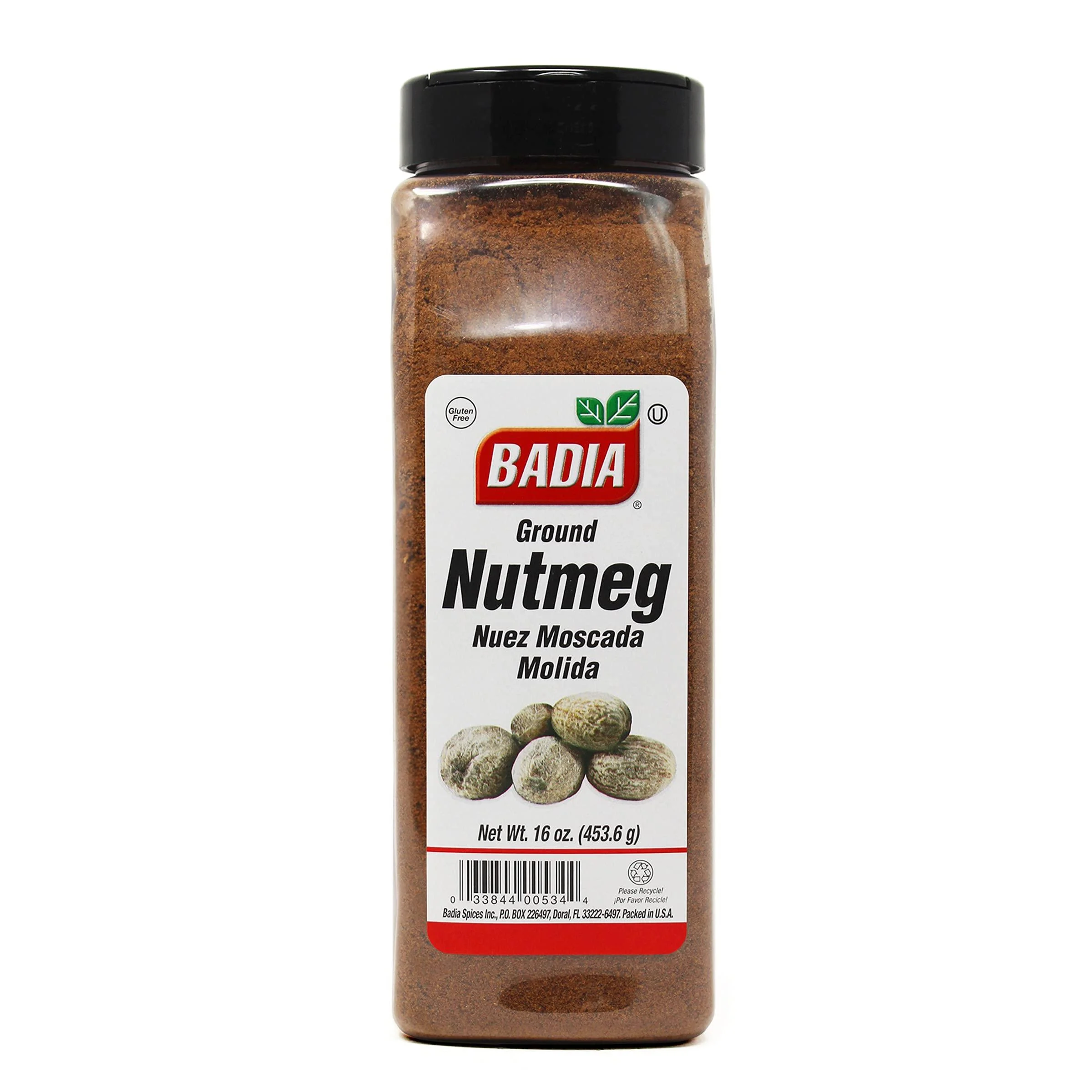 Badia - Ground Nutmeg - 16 oz. 1 Pound (Pack of 1)