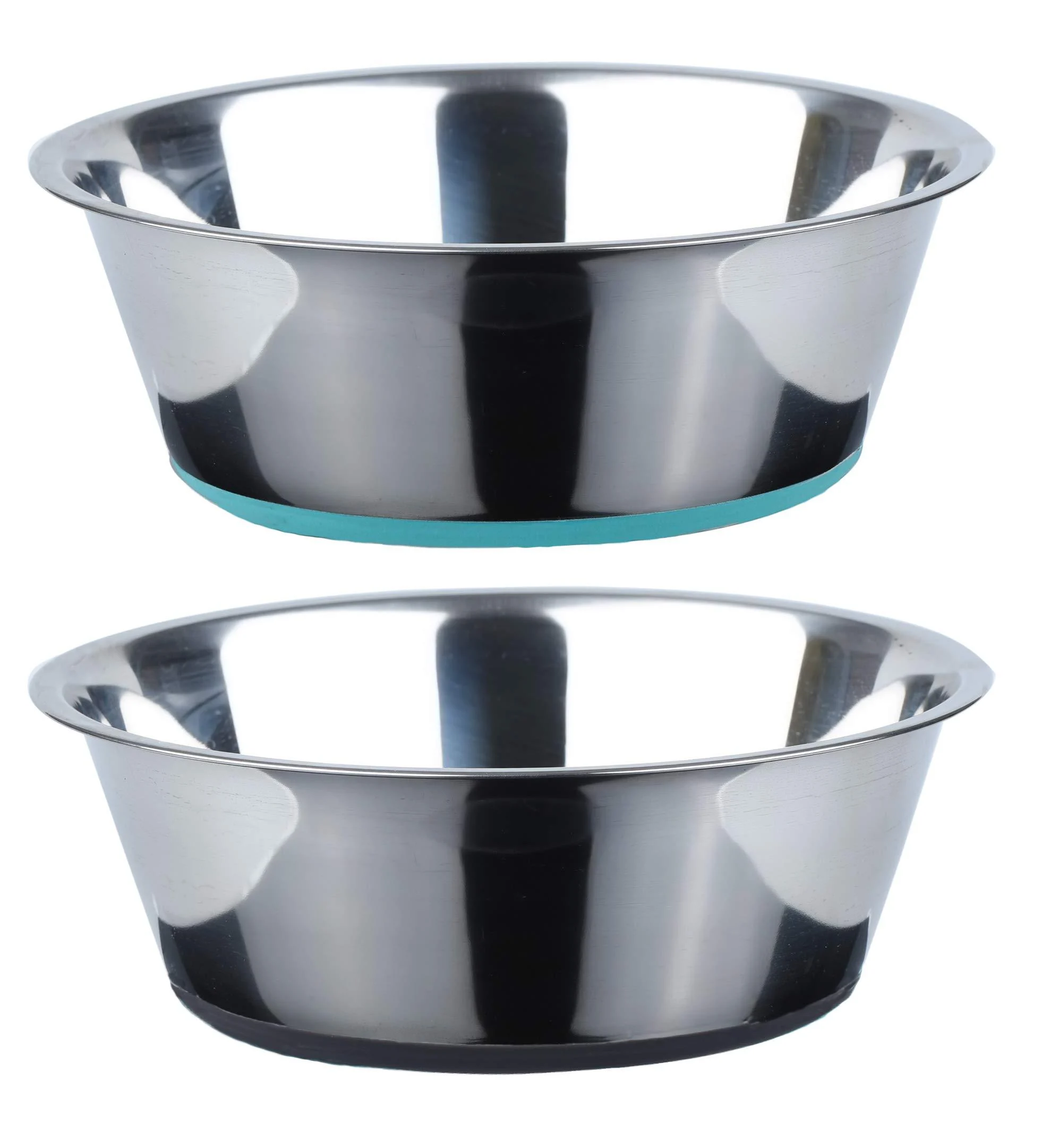 PEGGY11 Deep Stainless Steel Anti-Slip Dog Bowls 3 Cups A_2 Bowls