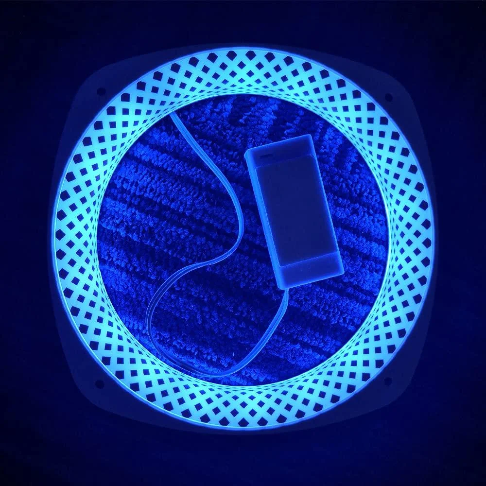 Blinngo Cornhole Lights, Cornhole Board Ring LED Lights,Waterproof, Light up Cornhole Game Set with in Molding Label Design,Perfect Lights for Cornhole Game at Night, 2 Set Blue A