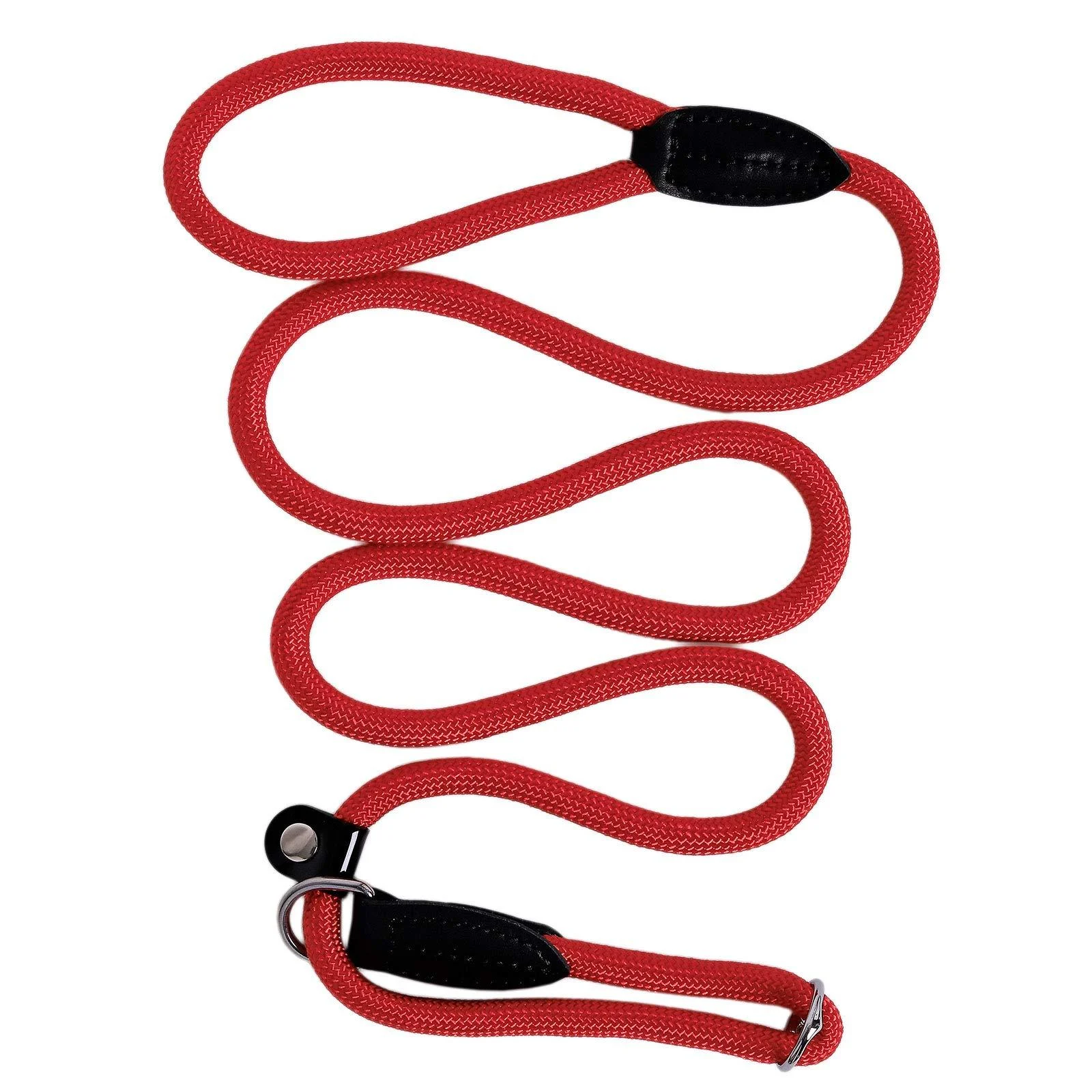 lionto retriever leash dog leash pull leash robust weatherproof length 170 cm red Red Length 170 cm