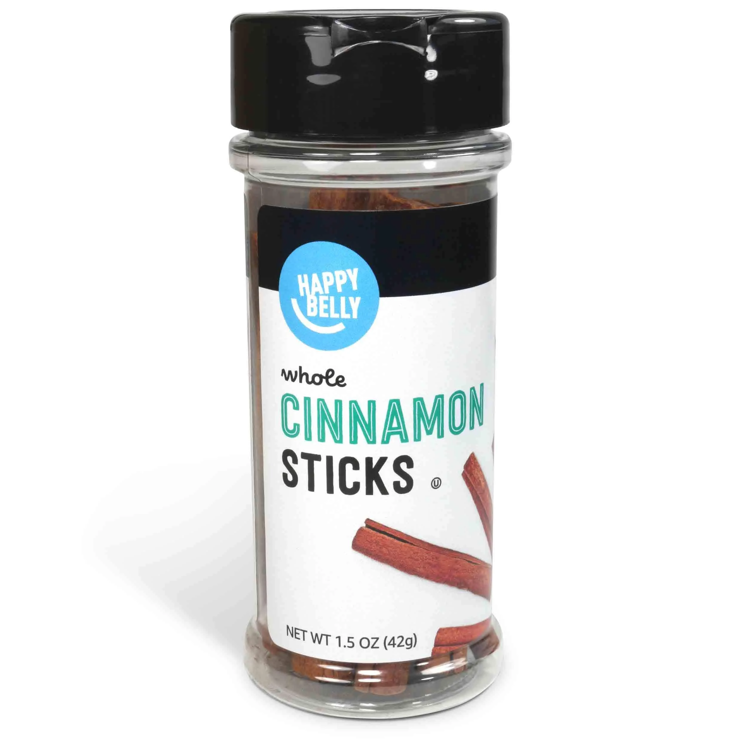 Amazon Brand - Happy Belly Cinnamon Sticks, Whole, 1.5 Ounces Whole Cinnamon