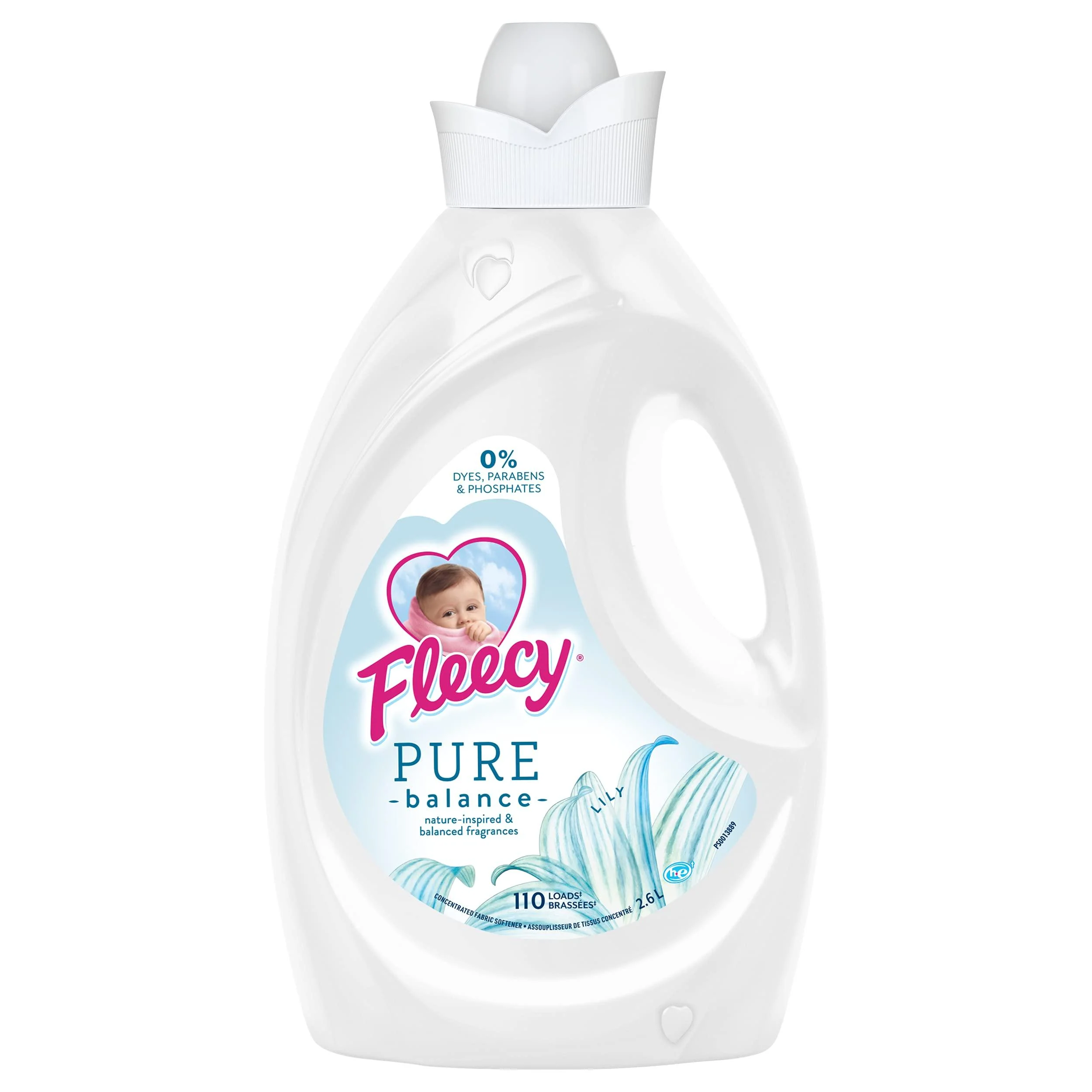 Fleecy Pure Balance Liquid Fabric Softener Lily 2.6 L