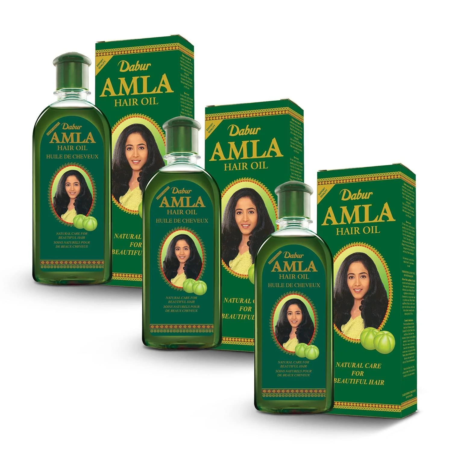 Dabur Amla Hair Oil - Amla Oil Amla Hair Oil Amla Oil for Healthy Hair and Moisturized Scalp Indian Hair Oil for Men and Women Bio Oil for Hair Natural Care for Beautiful Hair (500ml Pack of 3) 16.90 Fl Oz (Pack of...