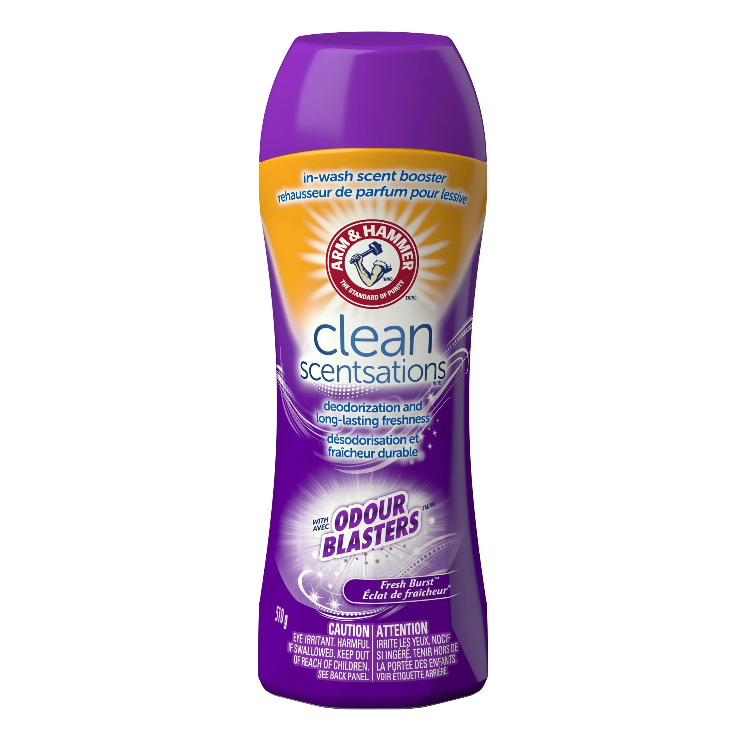 Arm & Hammer Laundry Clean Scentsations In-wash Scent Booster Odour Blasters 510 gram