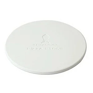 CLASSIC JOE Series KJ-PS23 Pizza Stone, 15 in Dia, Ceramic, White