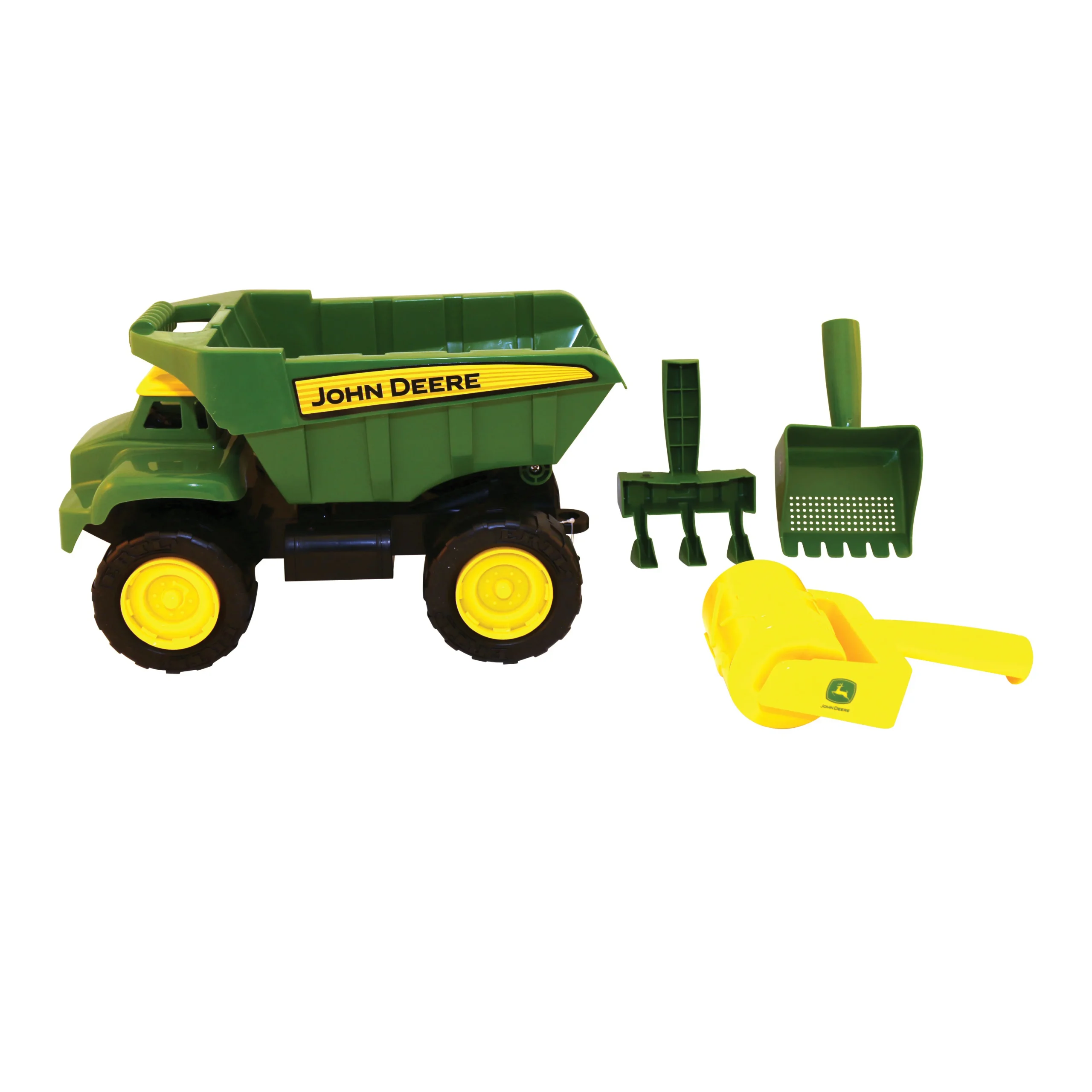 46510V Dump Truck Toy, 3 years and Up, Plastic, Green/Yellow - Ertl