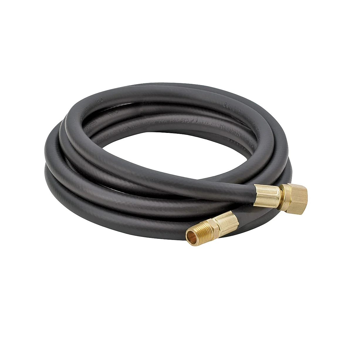 7908 LPG Hose, 1/4 in ID, 8 ft L, MNPT x FNPT Flare Swivel, Thermoplastic - Bayou Classic