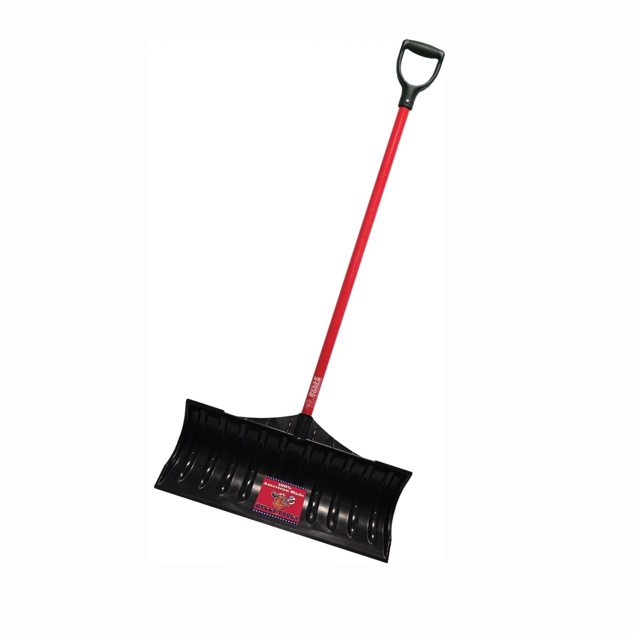 92813 Snow Pusher, 27 in W Blade, Plastic Blade, Fiberglass Handle, D-Shaped Handle, 47 in L Handle