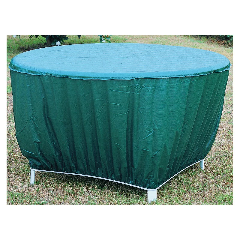 CVRA-RT-D Table Cover, 53 in L, 53 in W, 24 in H, Vinyl, Green