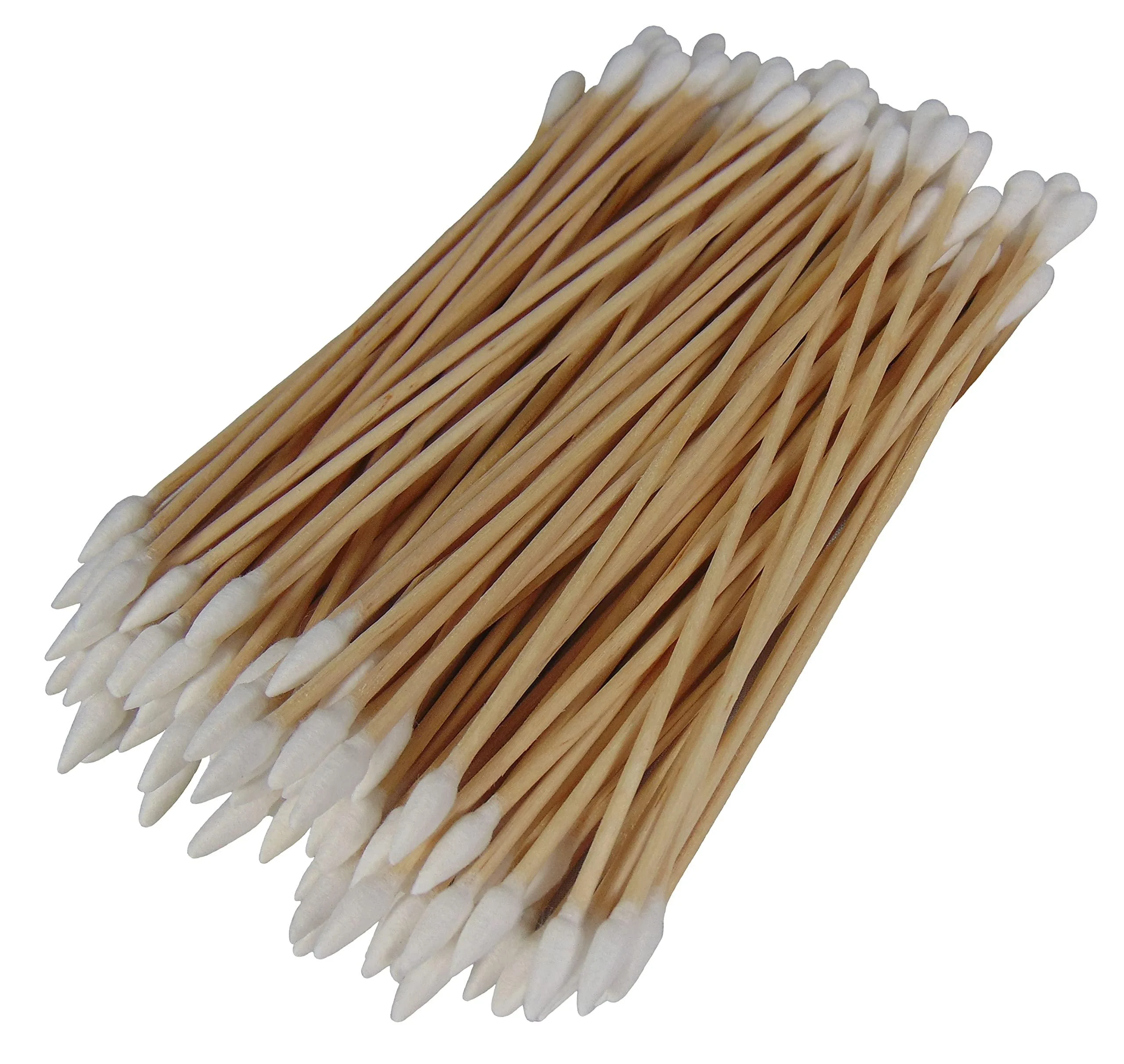 Type-III 100pc Gun Cleaning 6 Inch Double Sided Cotton Swabs Tapered and Regular Tip