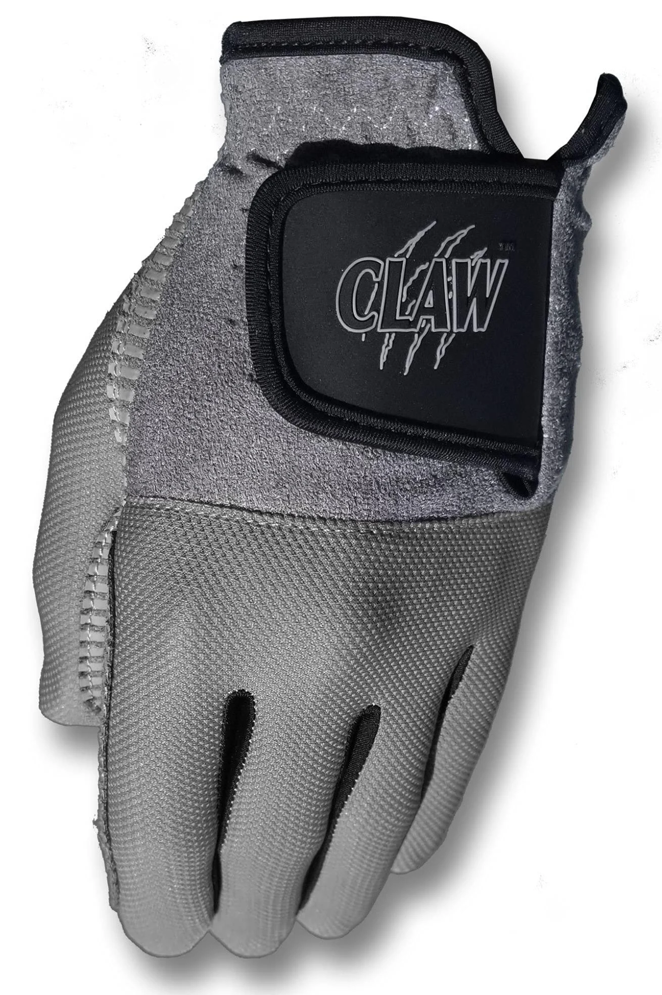 CaddyDaddy Claw Pro Mens Golf Glove - Breathable, Long Lasting Grey Large Left