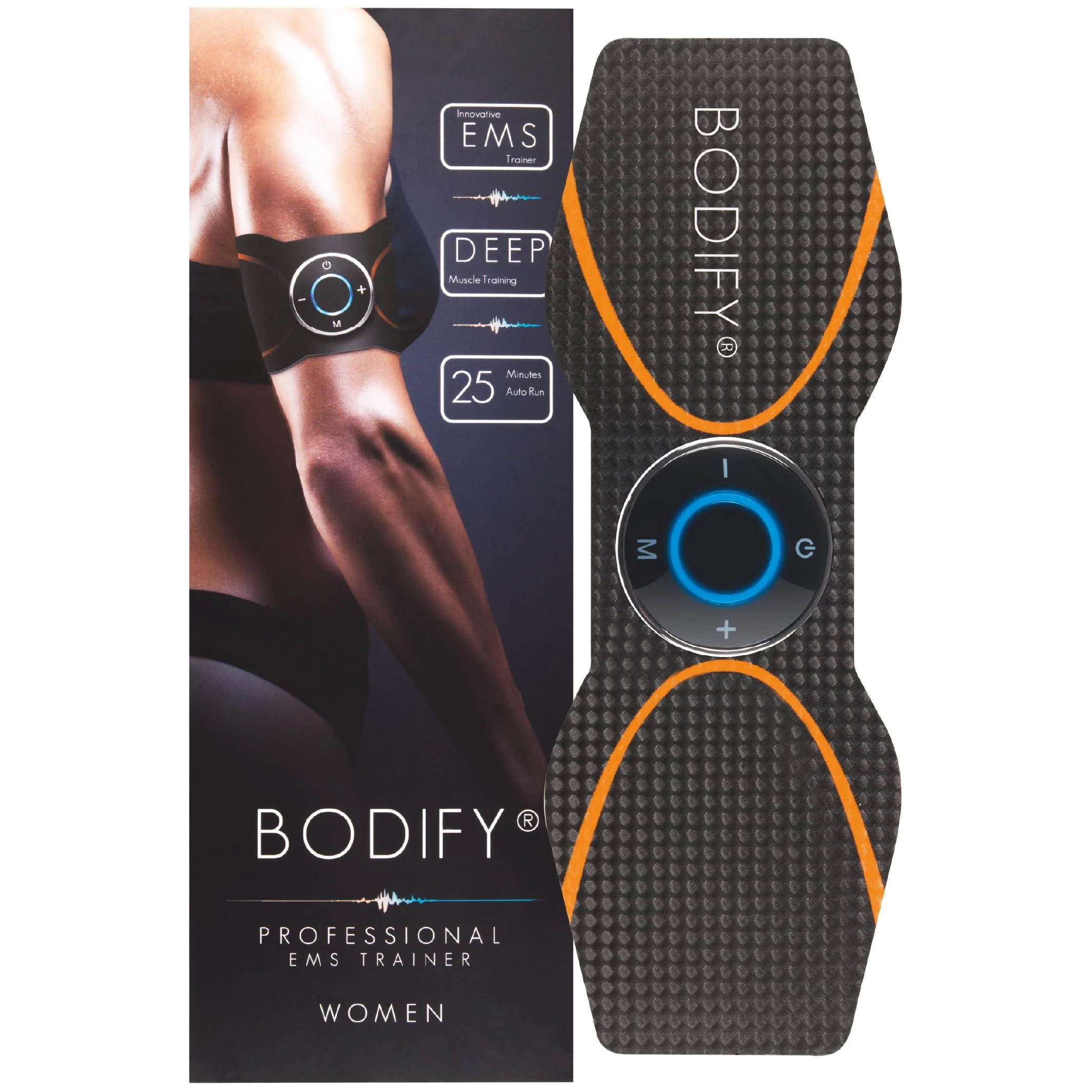 Bodify 2in1 EMS training device for the targeted stimulation of the ARM & BIN Muscles!- muscle building - EMS trainer - electro stimulation device muscles - EMS fitness training the original