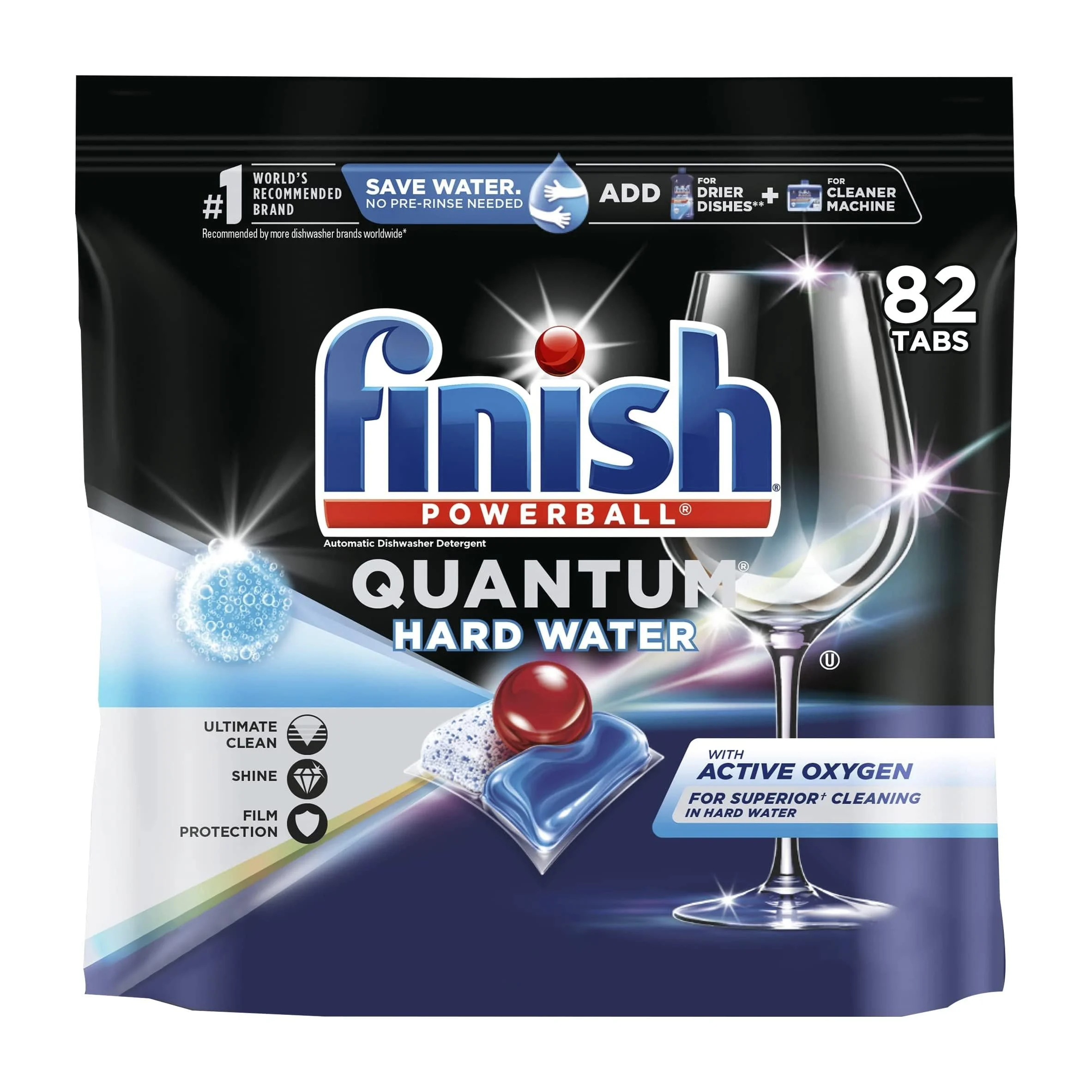 Finish Quantum Hard Water 82 ct. Tablet Unscented