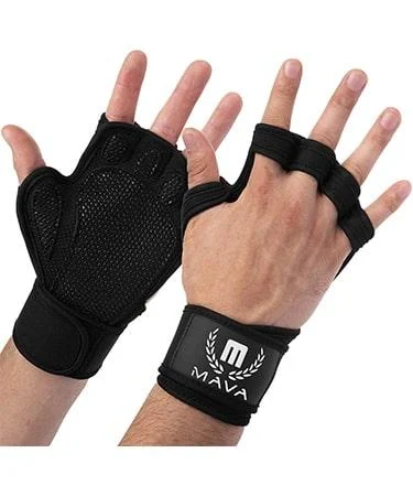 Mava Sports Ventilated Workout Gloves with Integrated Wrist Wraps - Generic