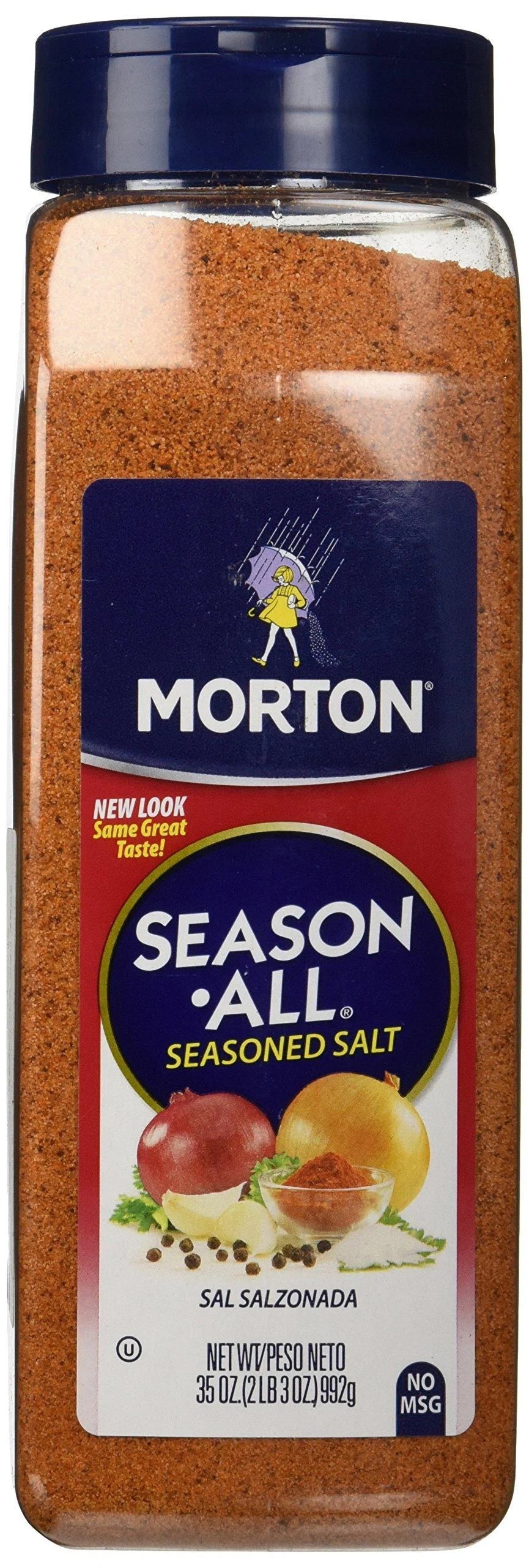 Morton Season-All Seasoned Salt 35oz 2.19 Pound (Pack of 1)