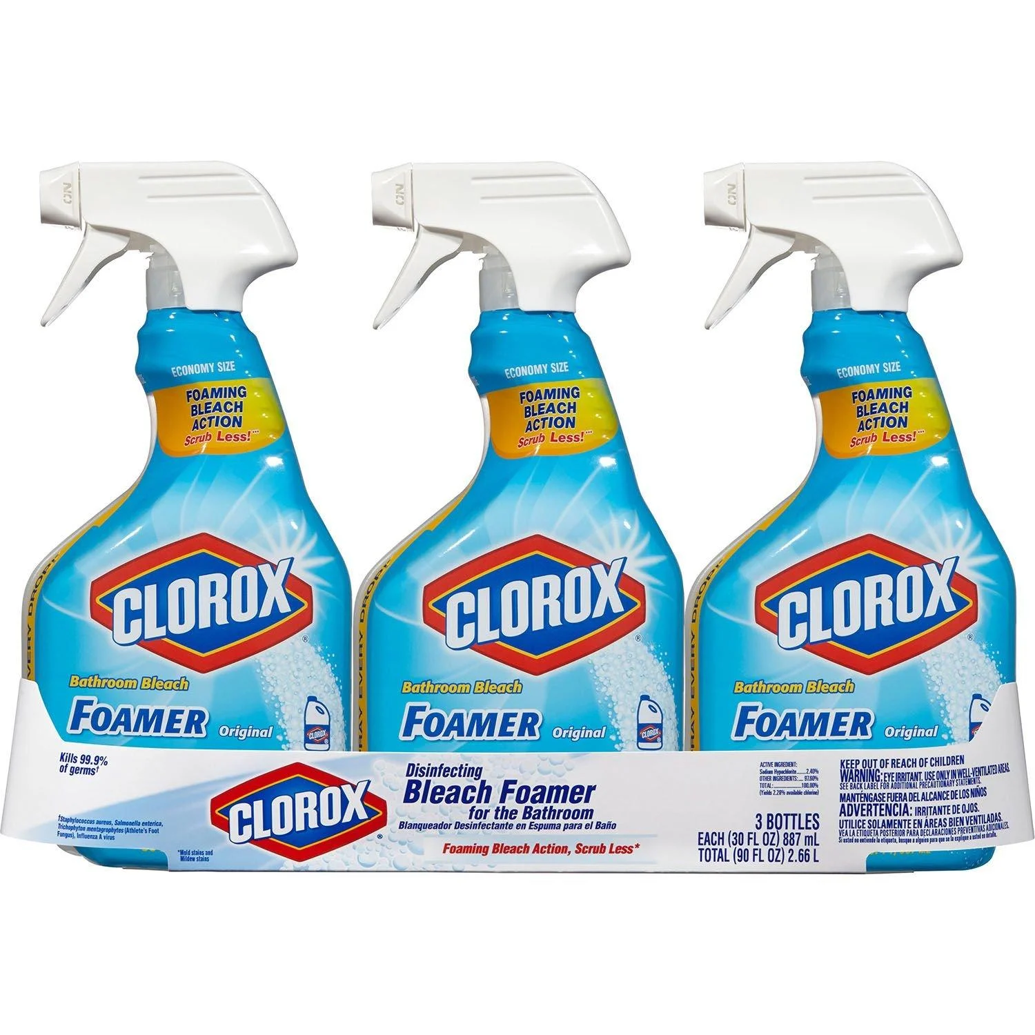 Clorox Bleach Foamer 30 oz. 3 pk.