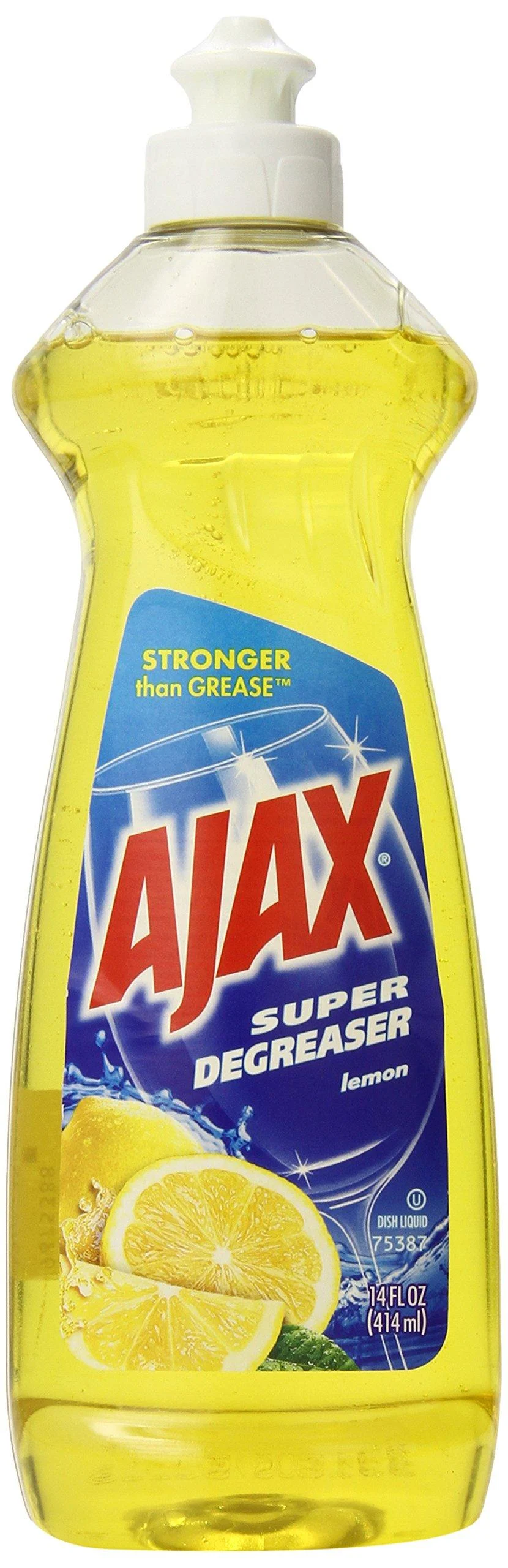 Ajax Super Degreaser Dish Liquid Lemon 14 Fluid Ounce
