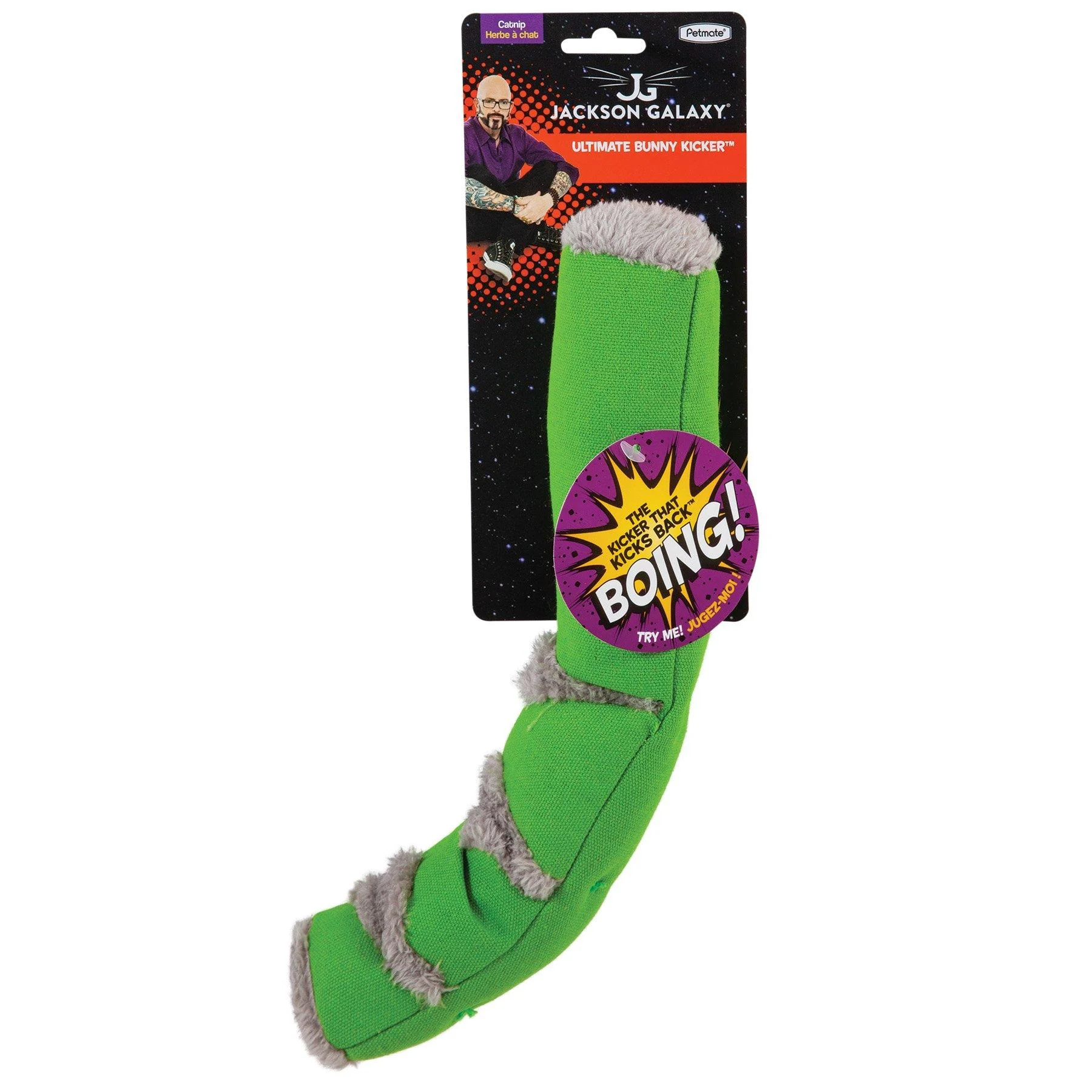 JACKSON GALAXY 32453 Ultimate Bunny Kicker Cat Toy with Catnip Hunting Instincts Kicker