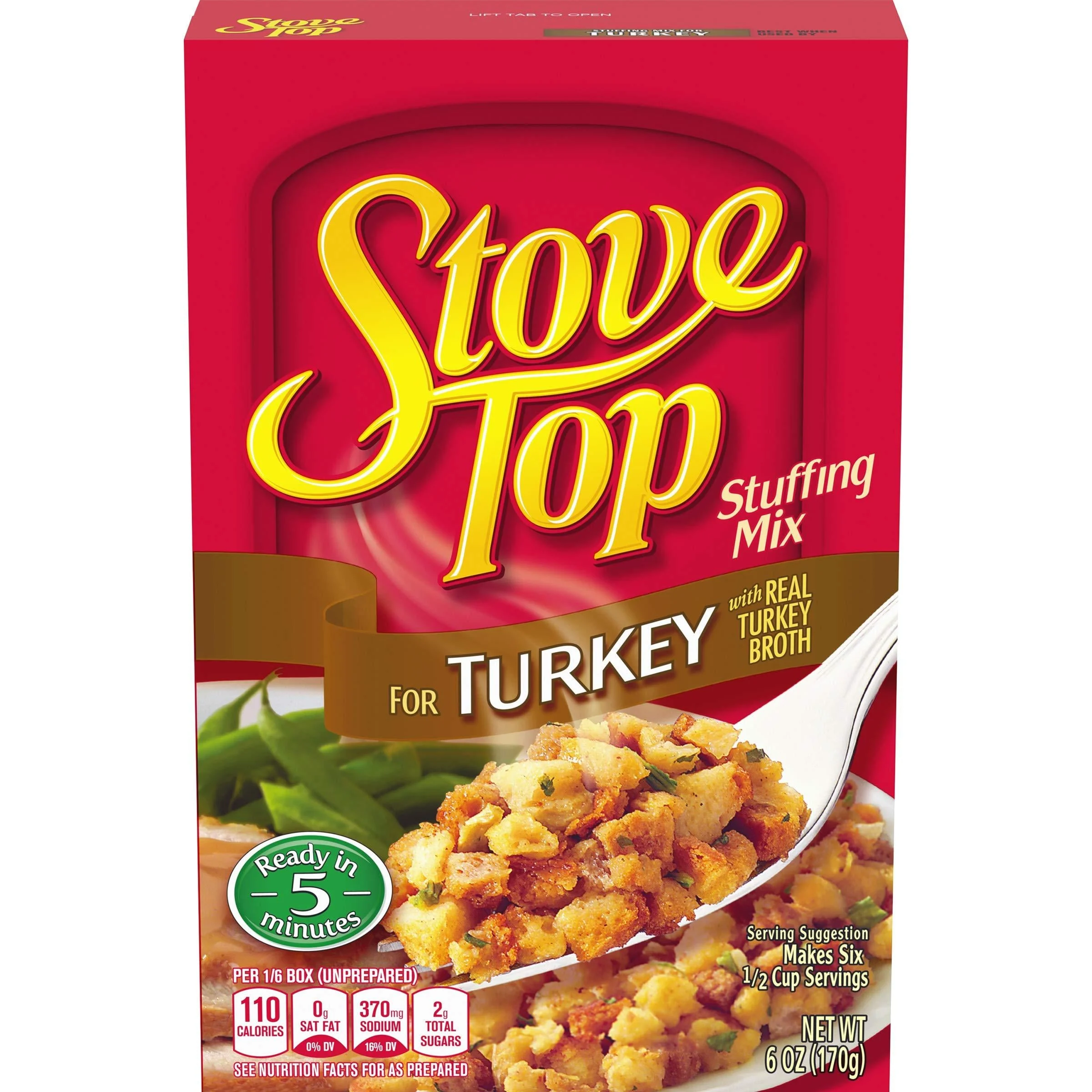 Stove Top Turkey Stuffing Mix (6 oz Box)