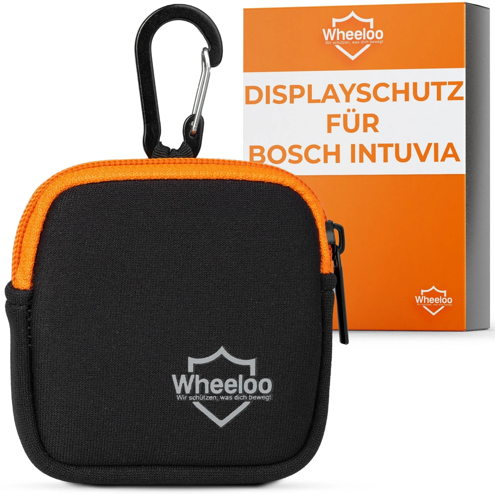 Wheeloo protection bag for bosch intuvia i display protection for e-bike display i waterproof and shockproof i ebike accessories protection bag waterproof i case