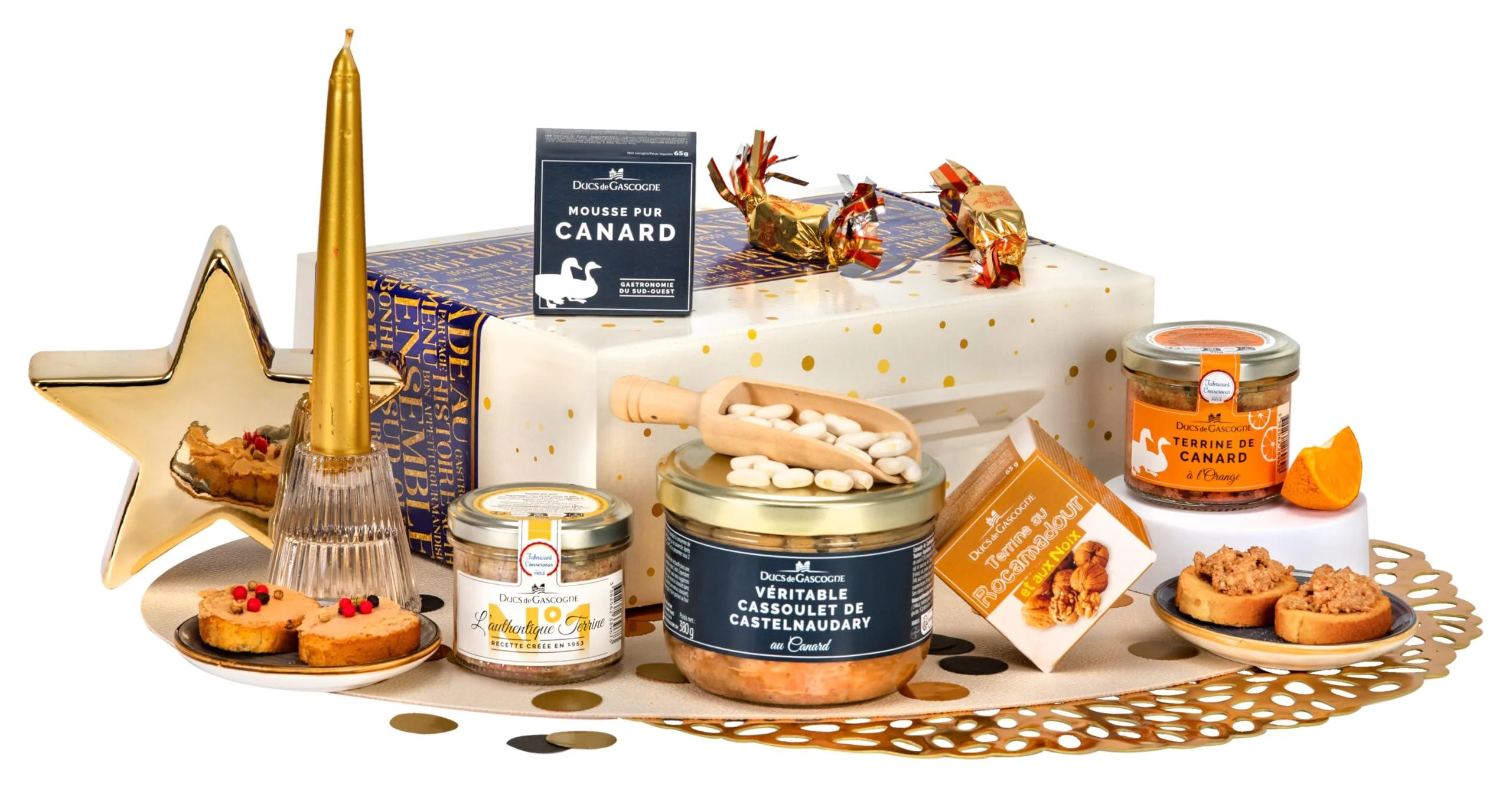 DUCS DE GASCOGNE - Gourmet box "La Garonne Toulouse" - Includes 6 products - Special Gift (948986)