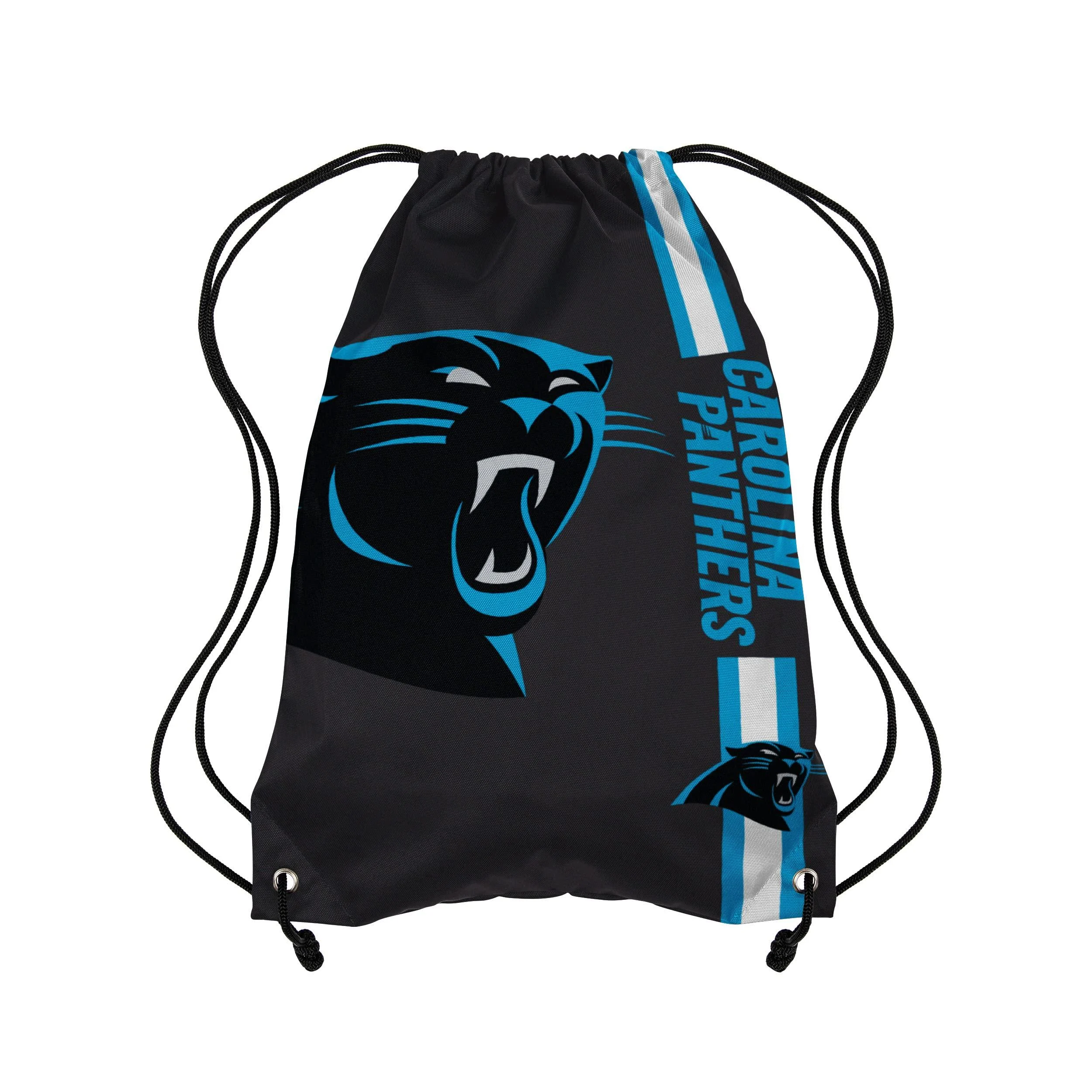 Carolina Panthers NFL Big Logo Drawstring Backpack - FOCO