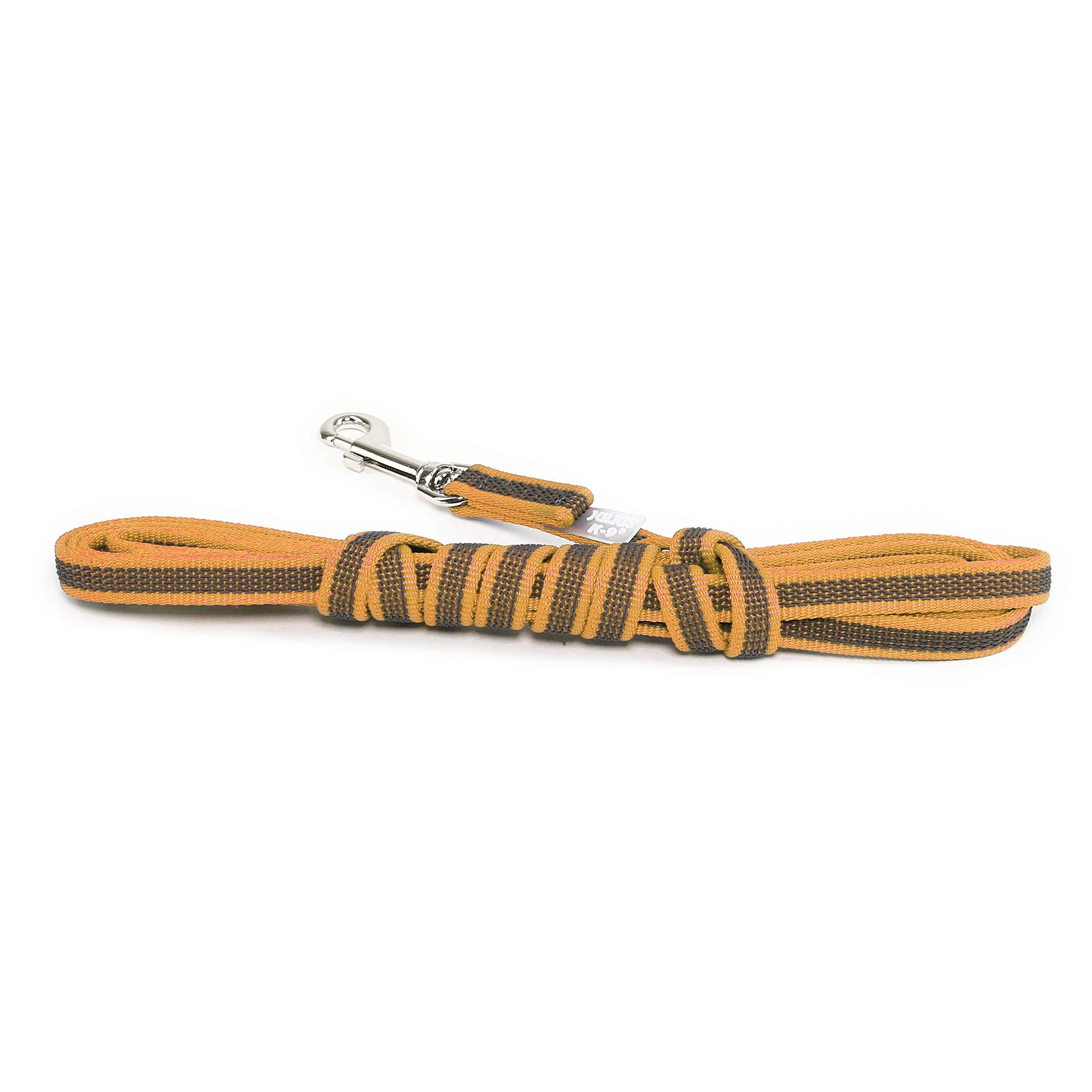 IDC Color & Gray rubberized leash 14 mm x 3 m with loop orange-gray Orange-gray 14 mm x 3 m (with loop)