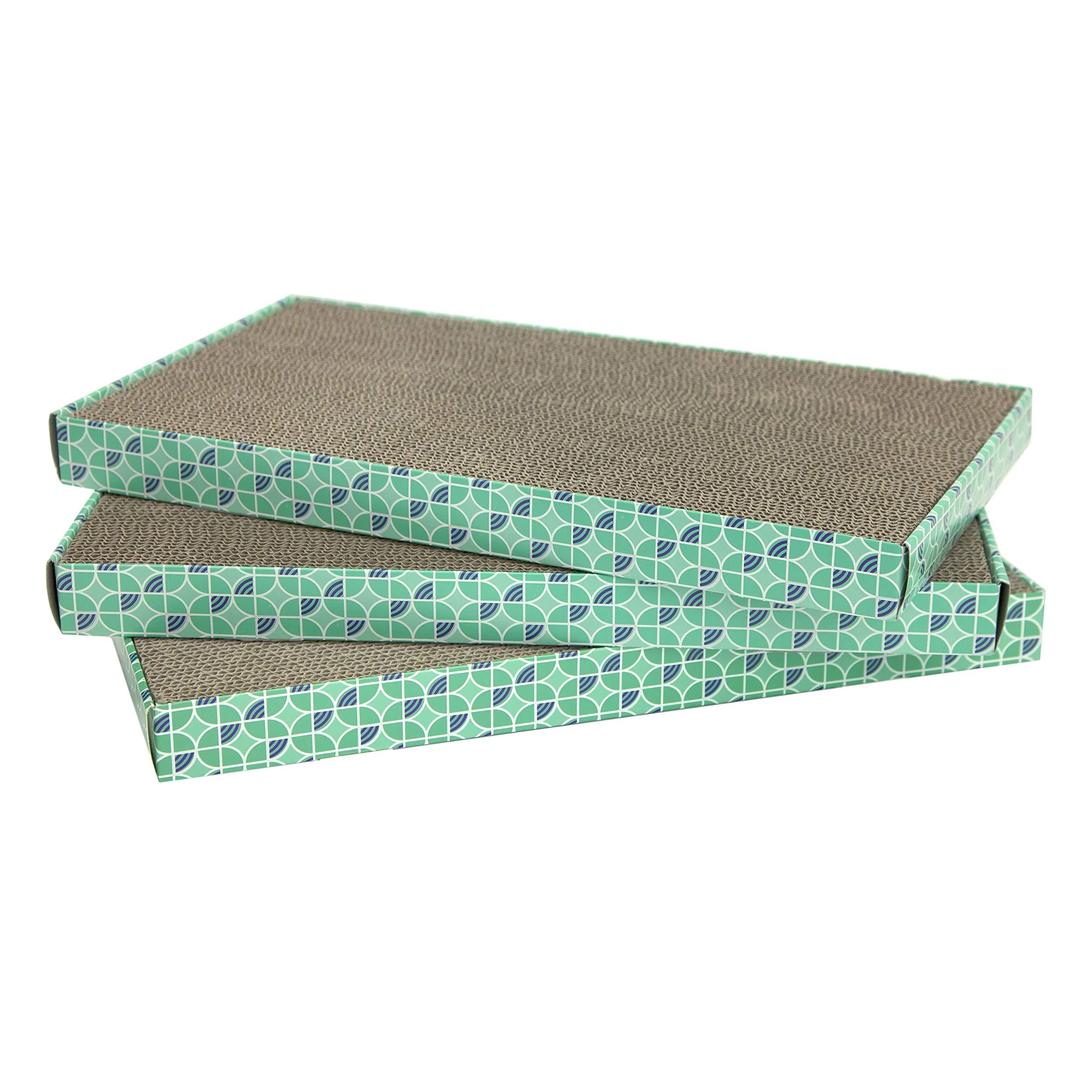 Kitty City Wide Corrugate Cat Scratchers 3-Pk Scratcher