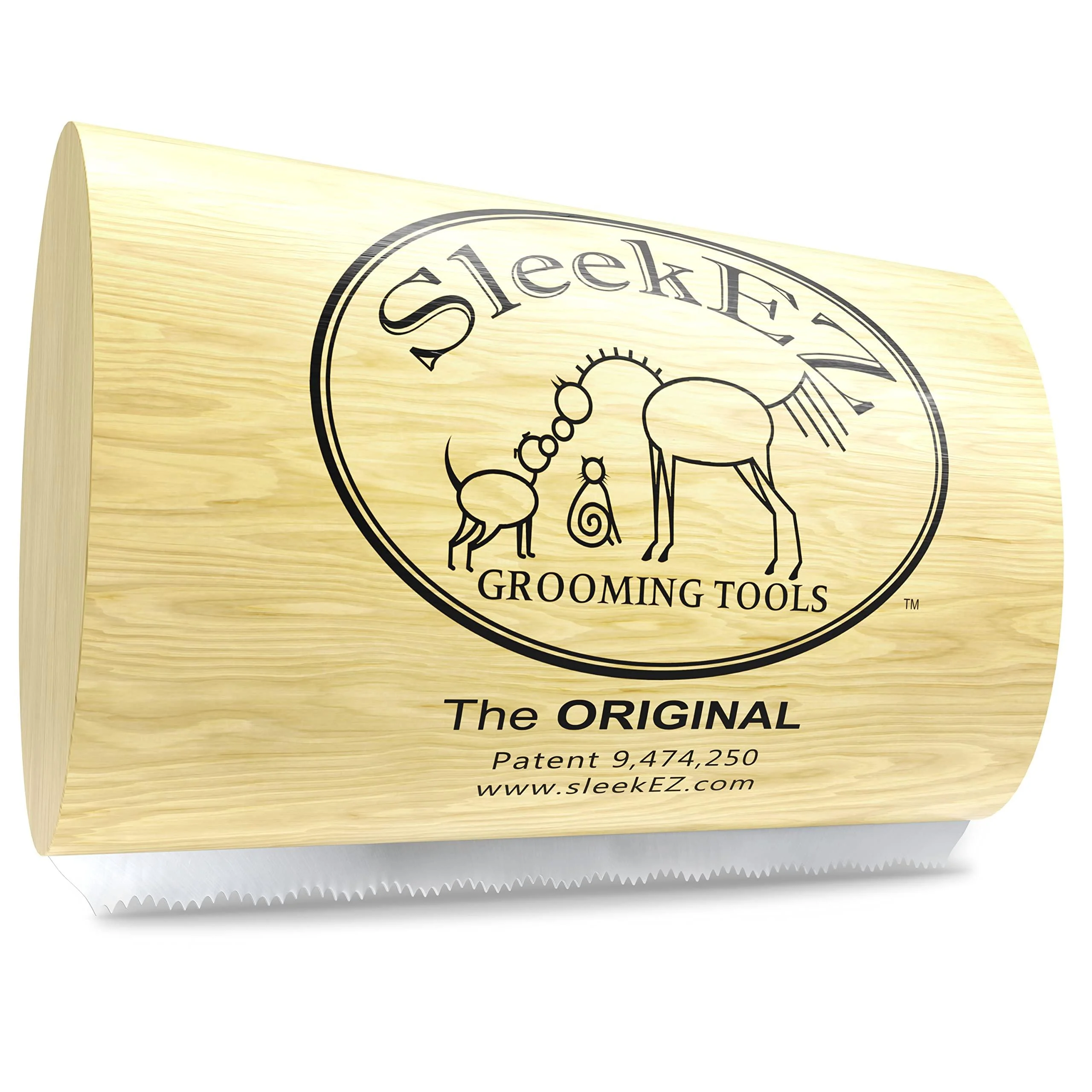 Sleekez grooming comb / tool for cat dog or horse 2.5 Inch