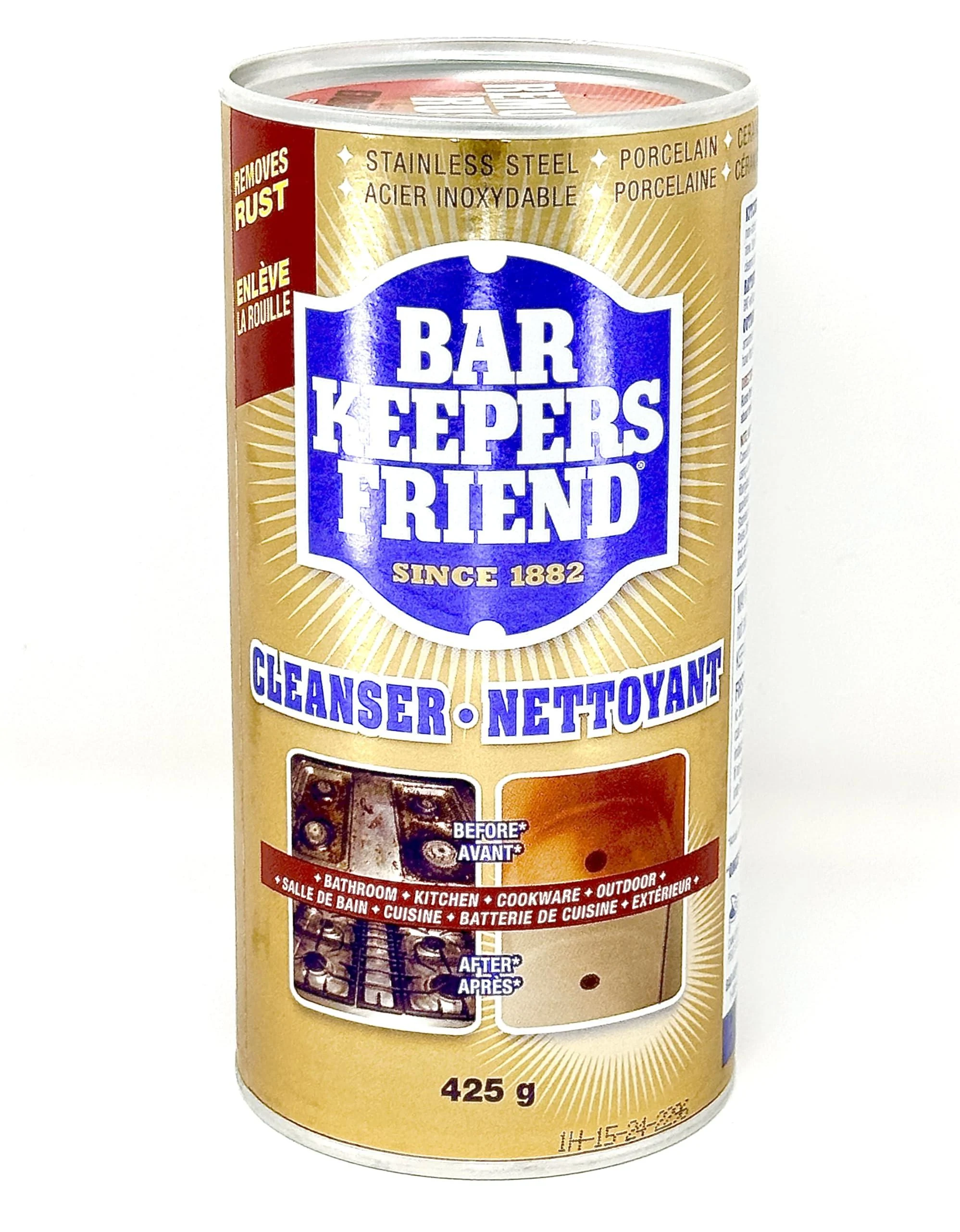 Bar Keepers Friend Cleanser Powder 425gr - SERVAAS LABS INC
