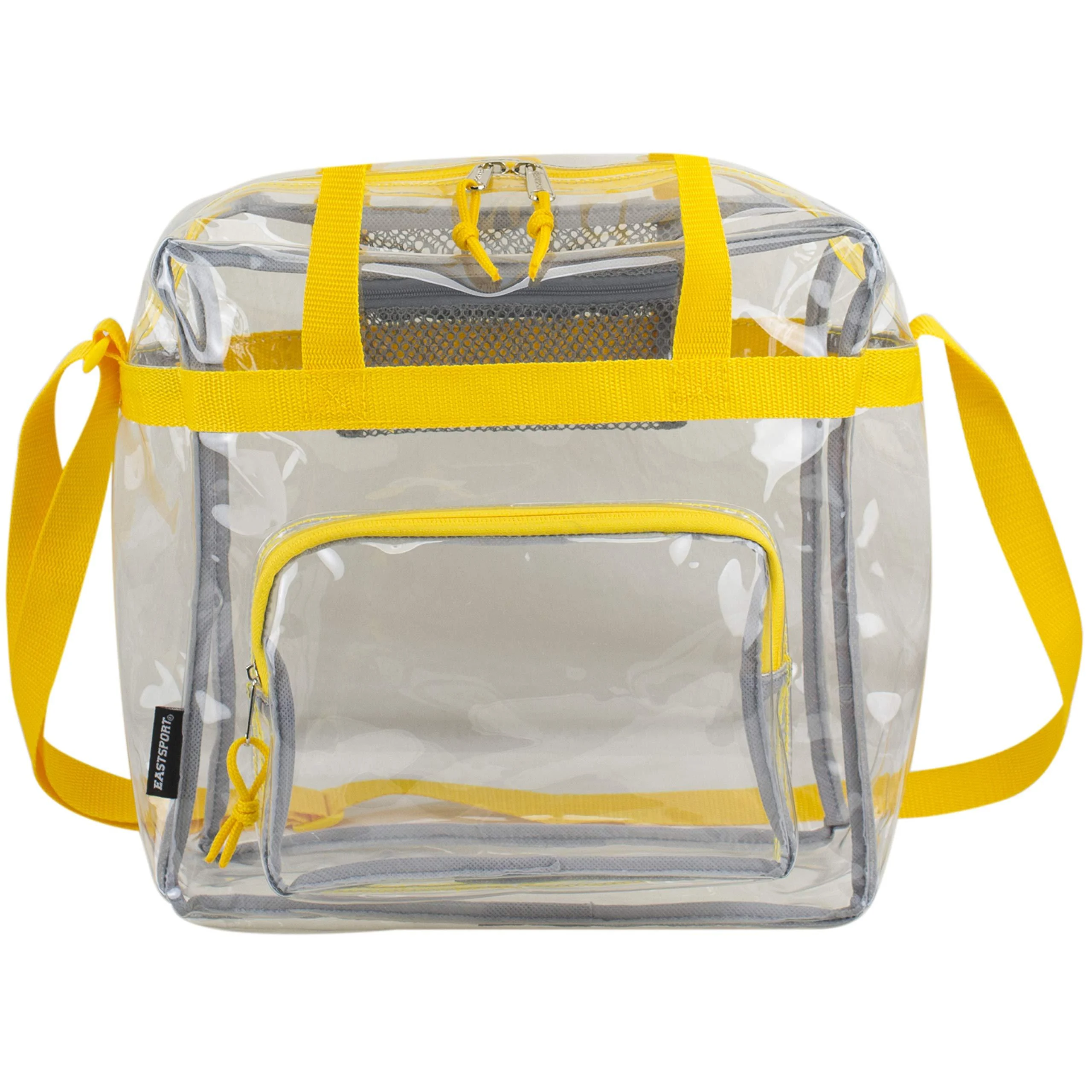 Eastsport Clear Stadium Approved Tote Honey Bun Yellow