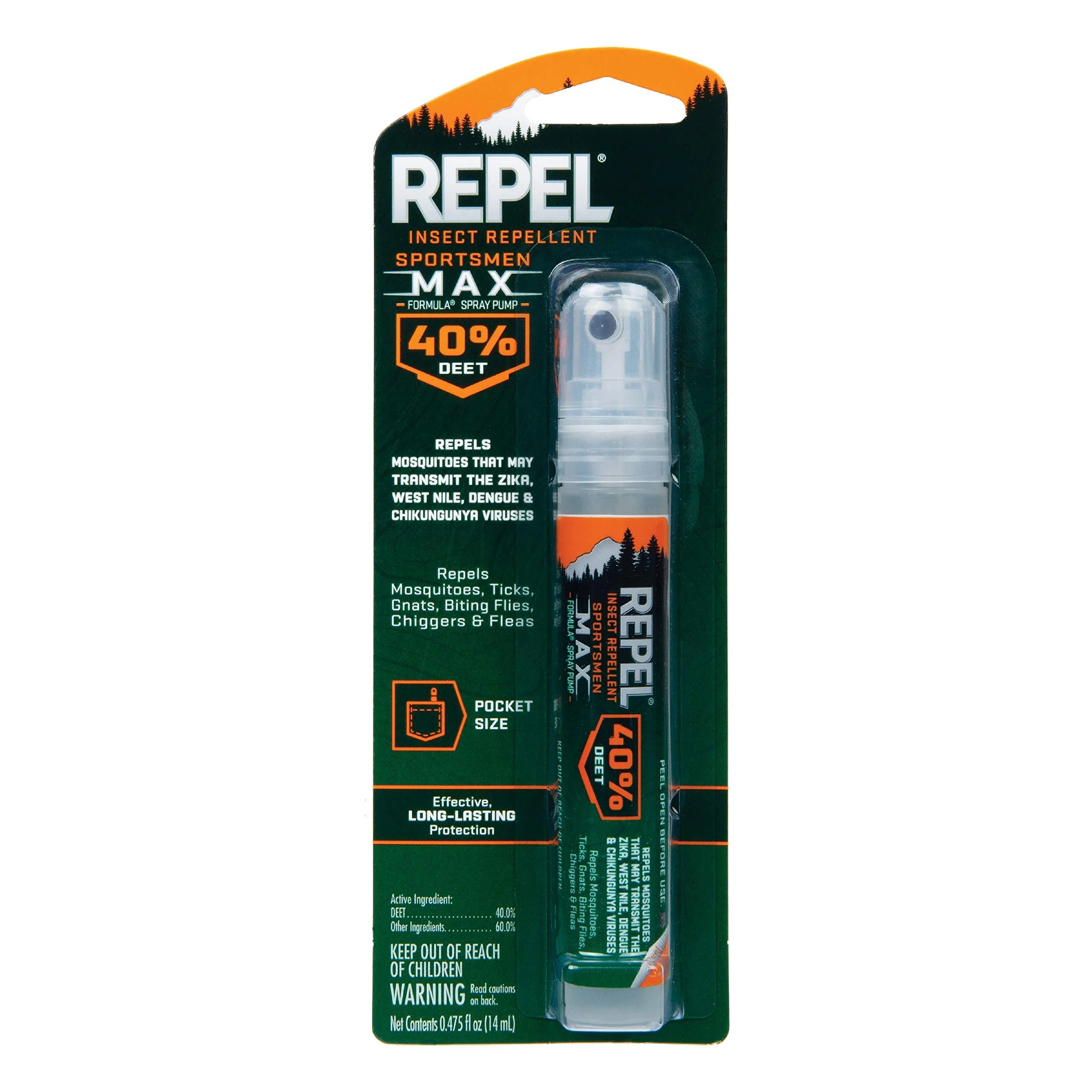 Repel Insect Repellent, Sportsmen Max Formula, 0.475 oz