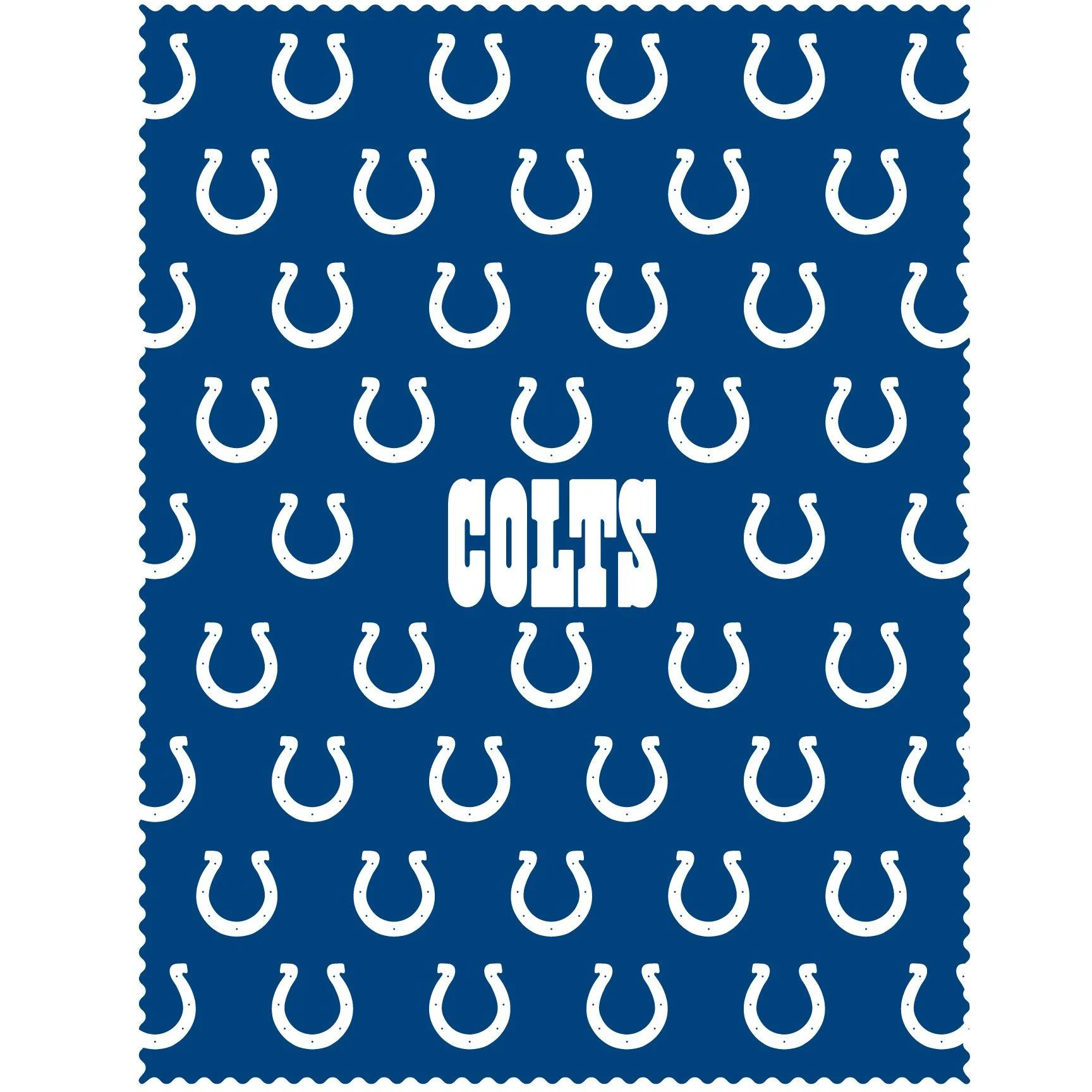 NFL Indianapolis Colts iPad Microfiber Cleaning Cloth - Siskiyou Sports