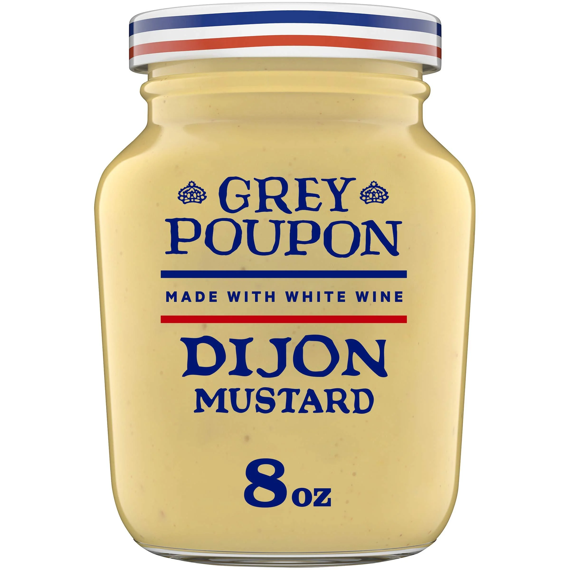 Grey Poupon Dijon Mustard (8 oz Jar)