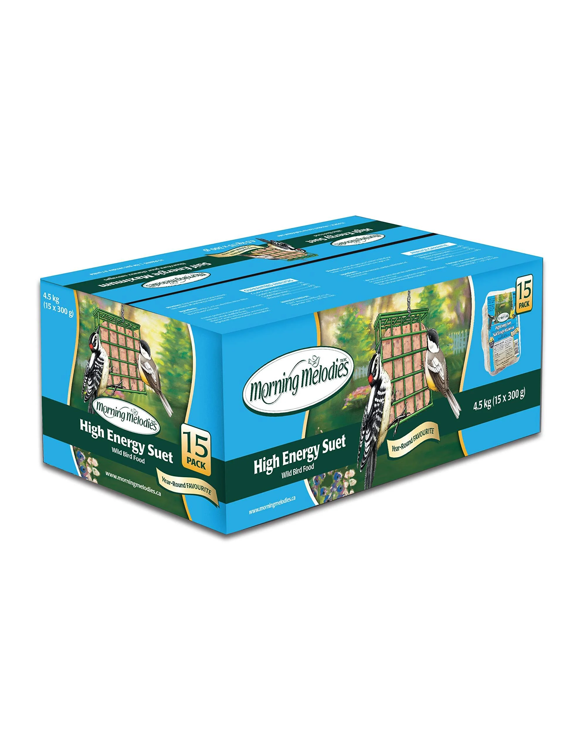 Morning Melodies 409-175 High Energy Suet 15 Pack 4.7kg 1 Piece One Size