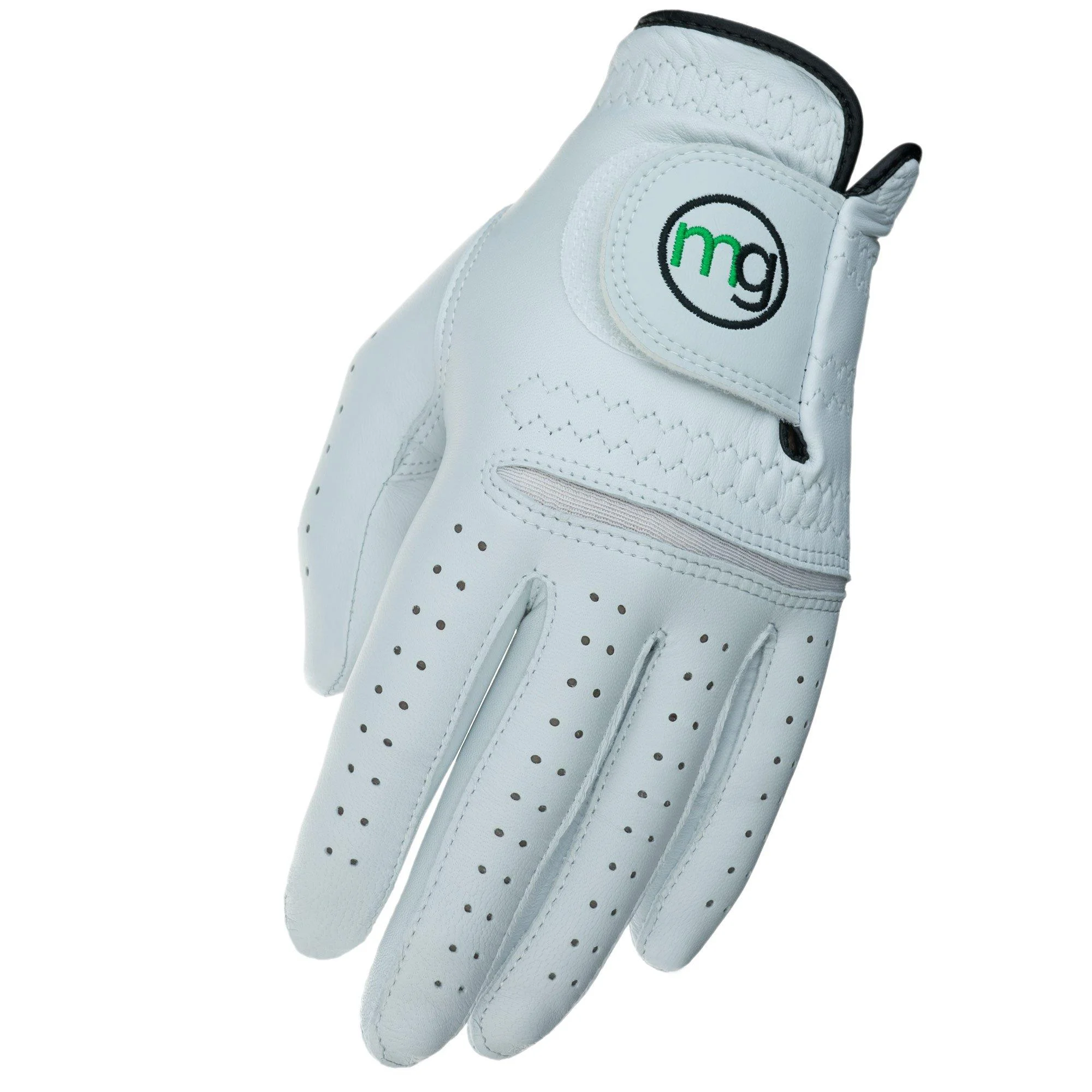 MG Golf Glove Mens DynaGrip Elite All-Cabretta Leather (Regular Sizes) Medium Left-Hand (Right-Handed Golfer)