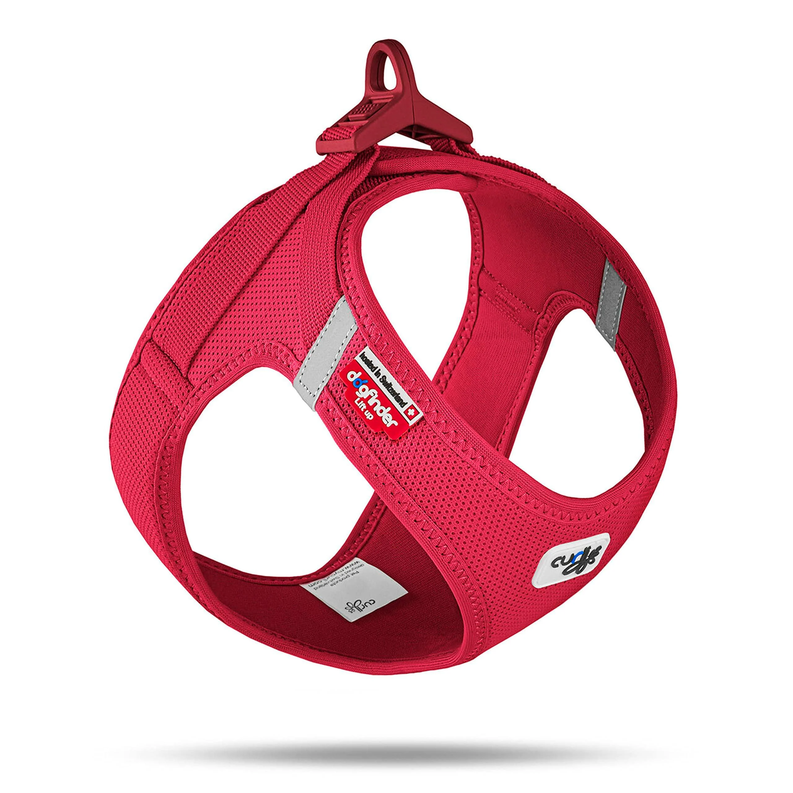 Vest Harness curli Clasp Air-Mesh Red XL Rot XL Einfarbig