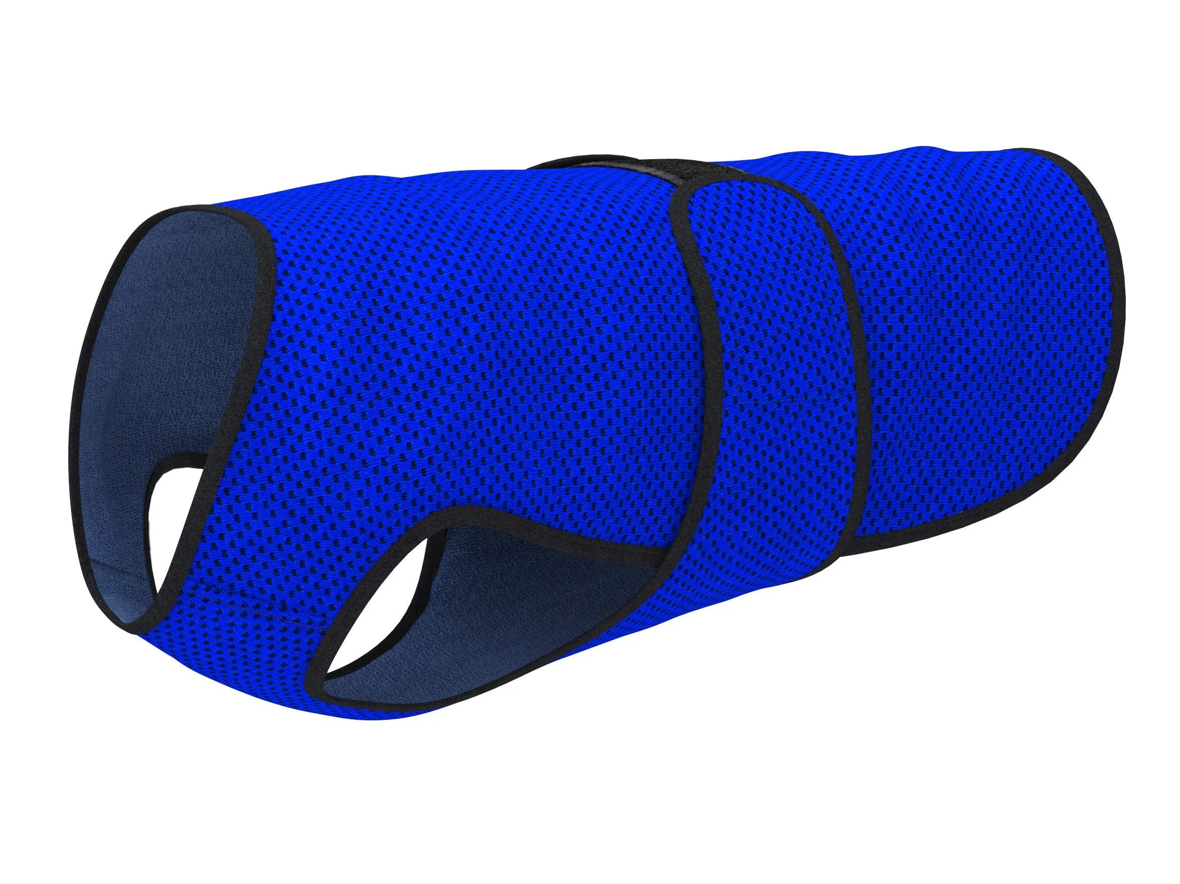 DOGZSTUFF Dog Cooling Vest. Lightweight Jacket with Evaporative Cool Microfiber Technology UV Protection Shirt for Beach Sizing for Small Medium and Large Dogs (L Dark Blue) Dark Blue Large