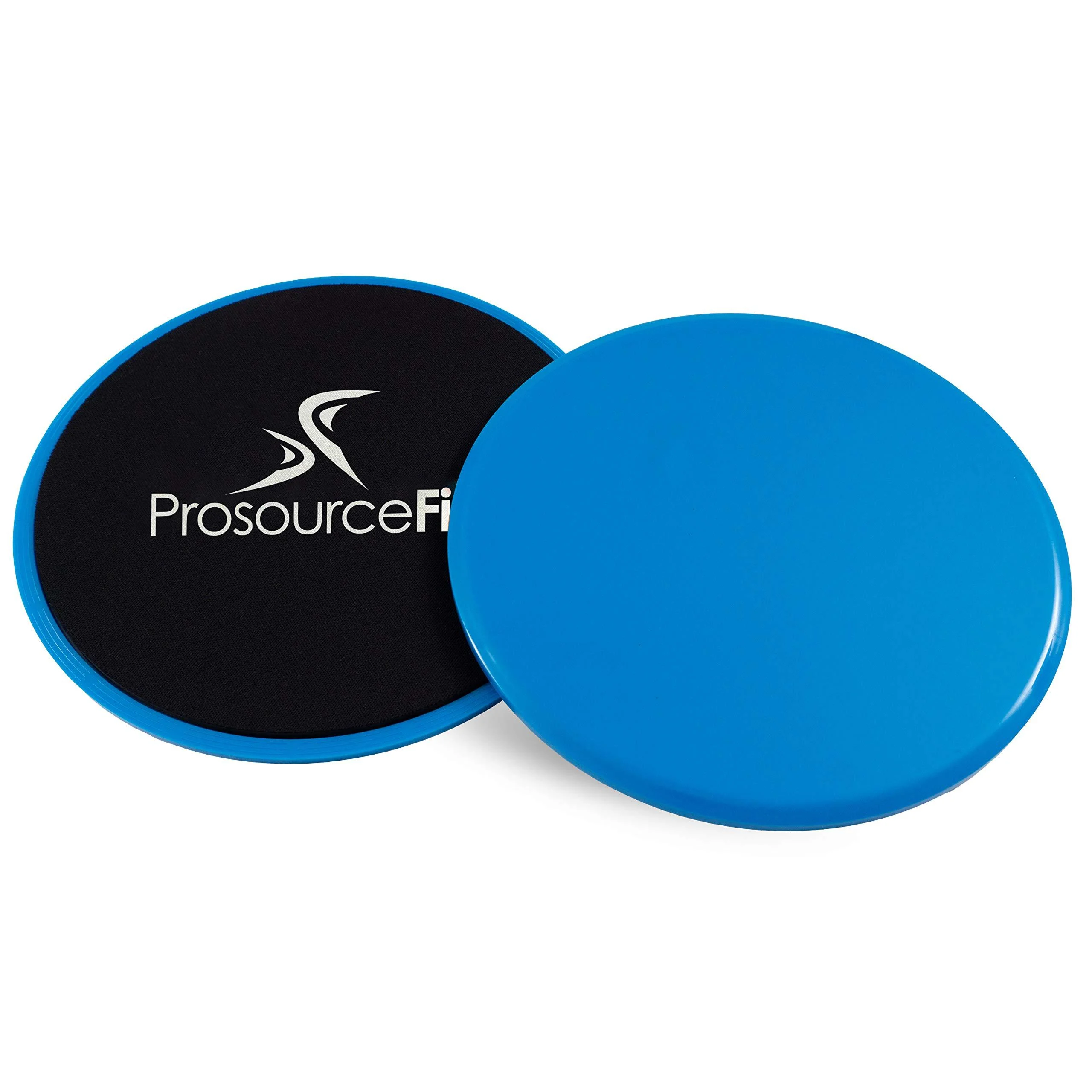 Prosourcefit Core Sliding Exercise Discs Dual Sided Sliders for Use On Any Surface at Home Or Gym for Full Body Workouts 2 Set Blue