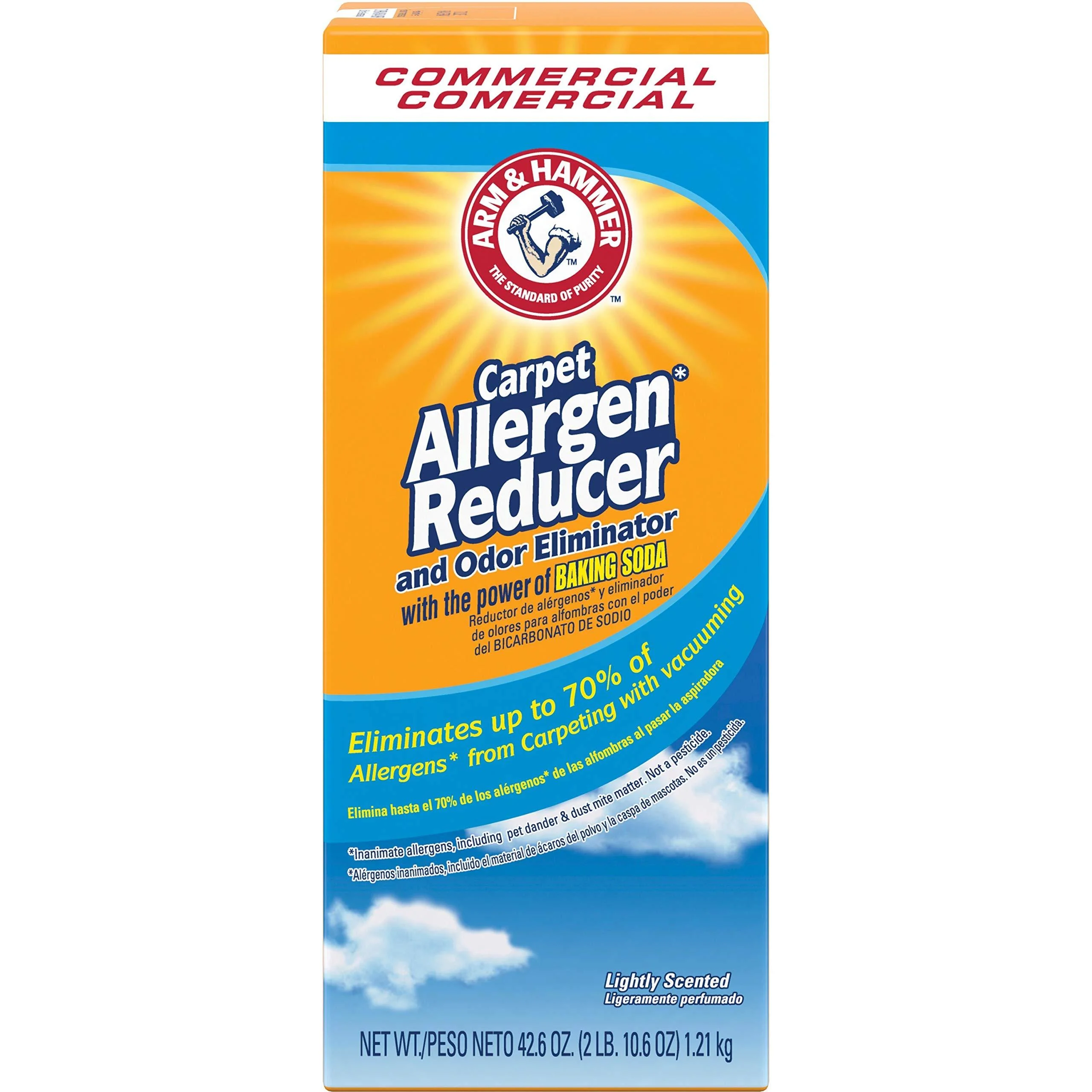 Arm & Hammer 3320084113 Carpet & Room Allergen Reducer & Odor Eliminator, 42.6oz Shaker Box