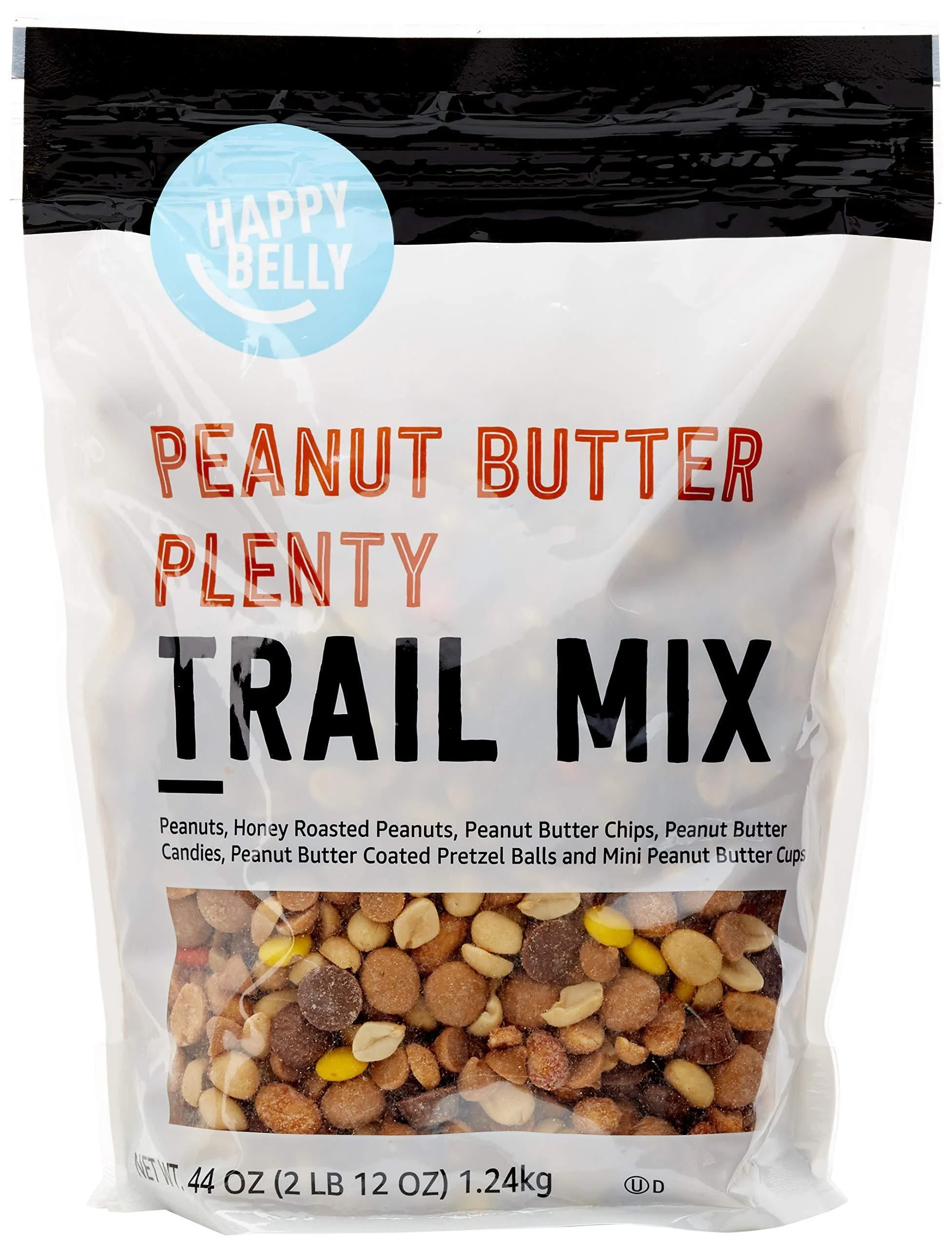 Amazon Brand - Happy Belly Peanut Butter Plenty Trail Mix, 44 Ounce