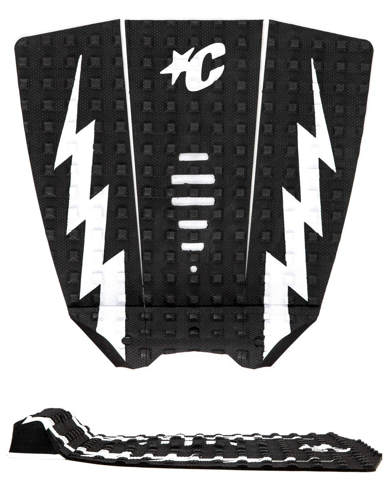 Creatures of Leisure Mick Eugene Fanning Lite Small Wave Traction Pad Black White